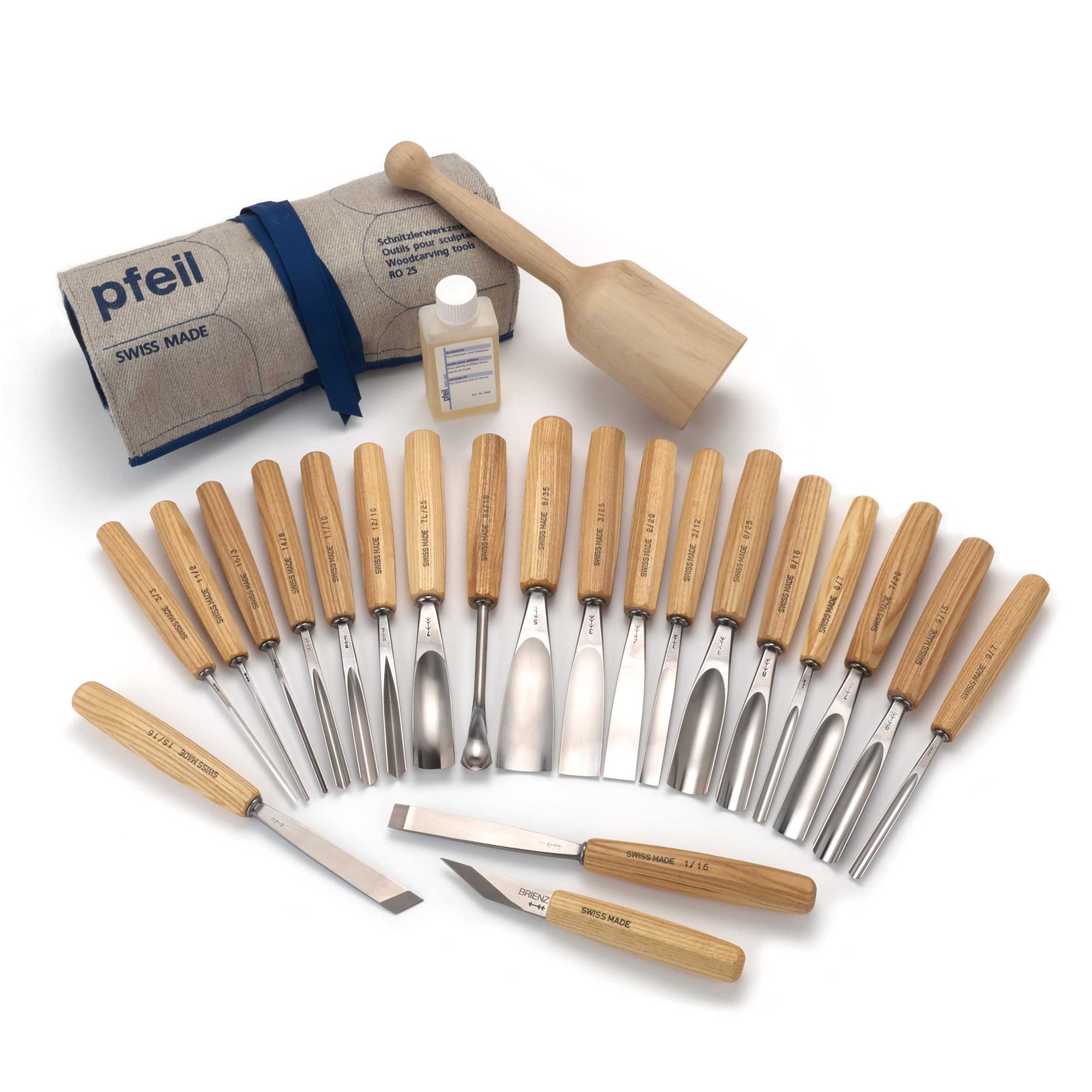 Carving Tool Brienz Collection Full Size Set 25 piece alt 0