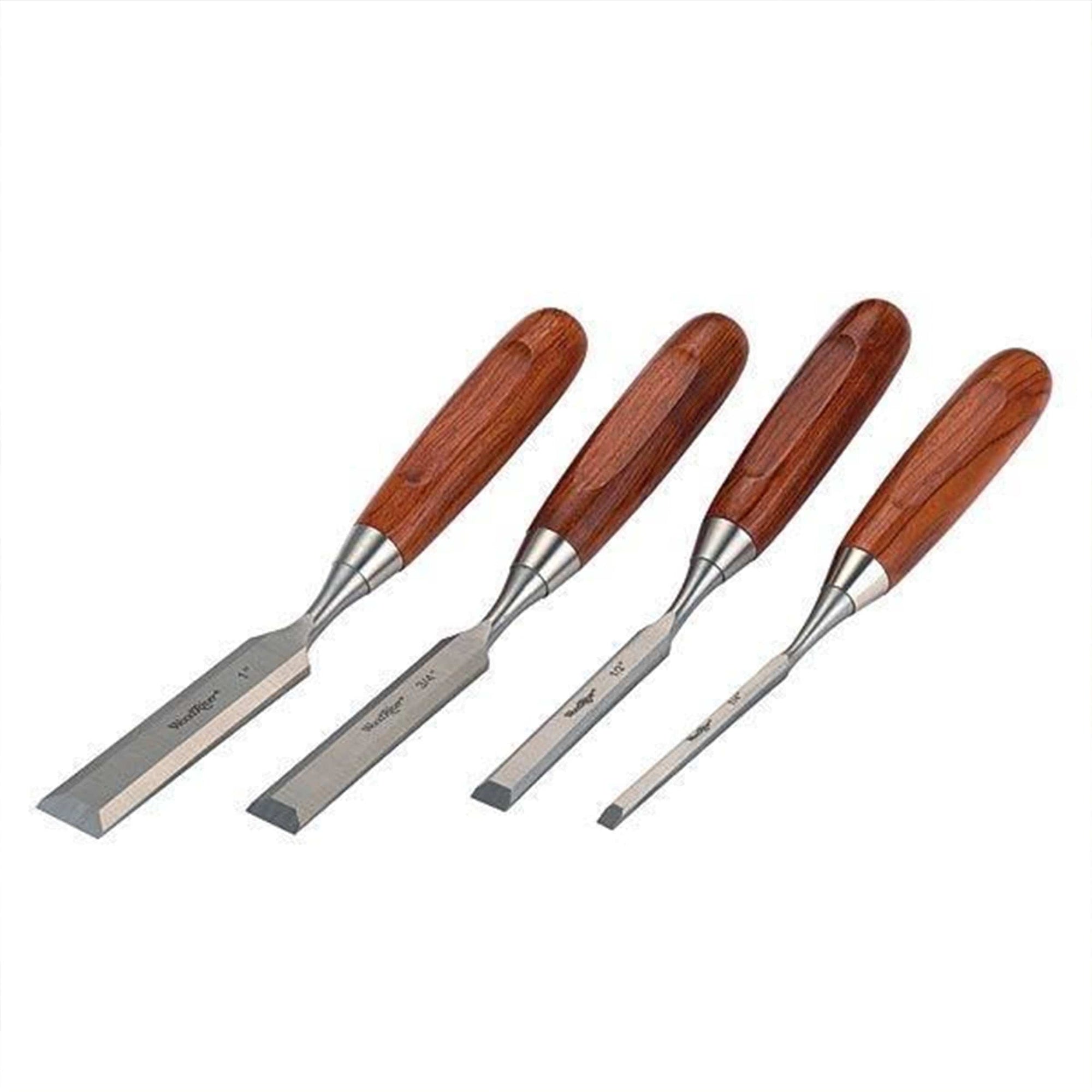 Bent Paring Chisel Set - 4 Piece alt 0