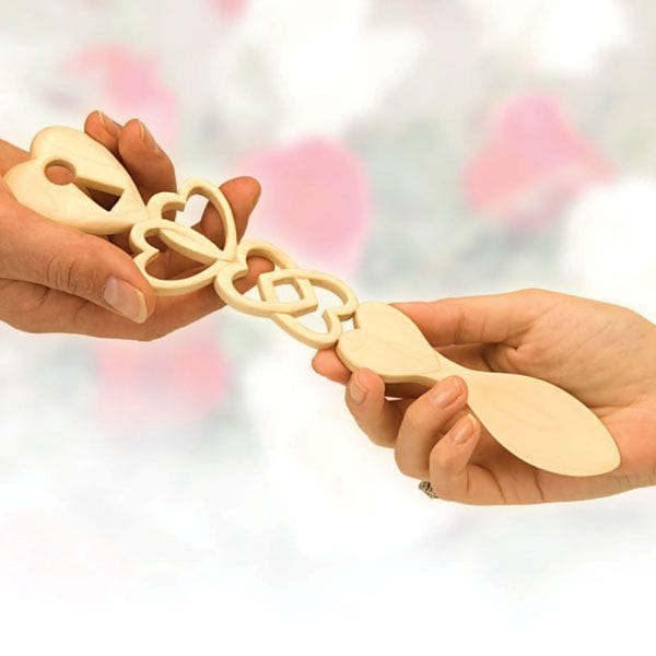 Carved Welsh Love Spoons - Downloadable Plan alt 0