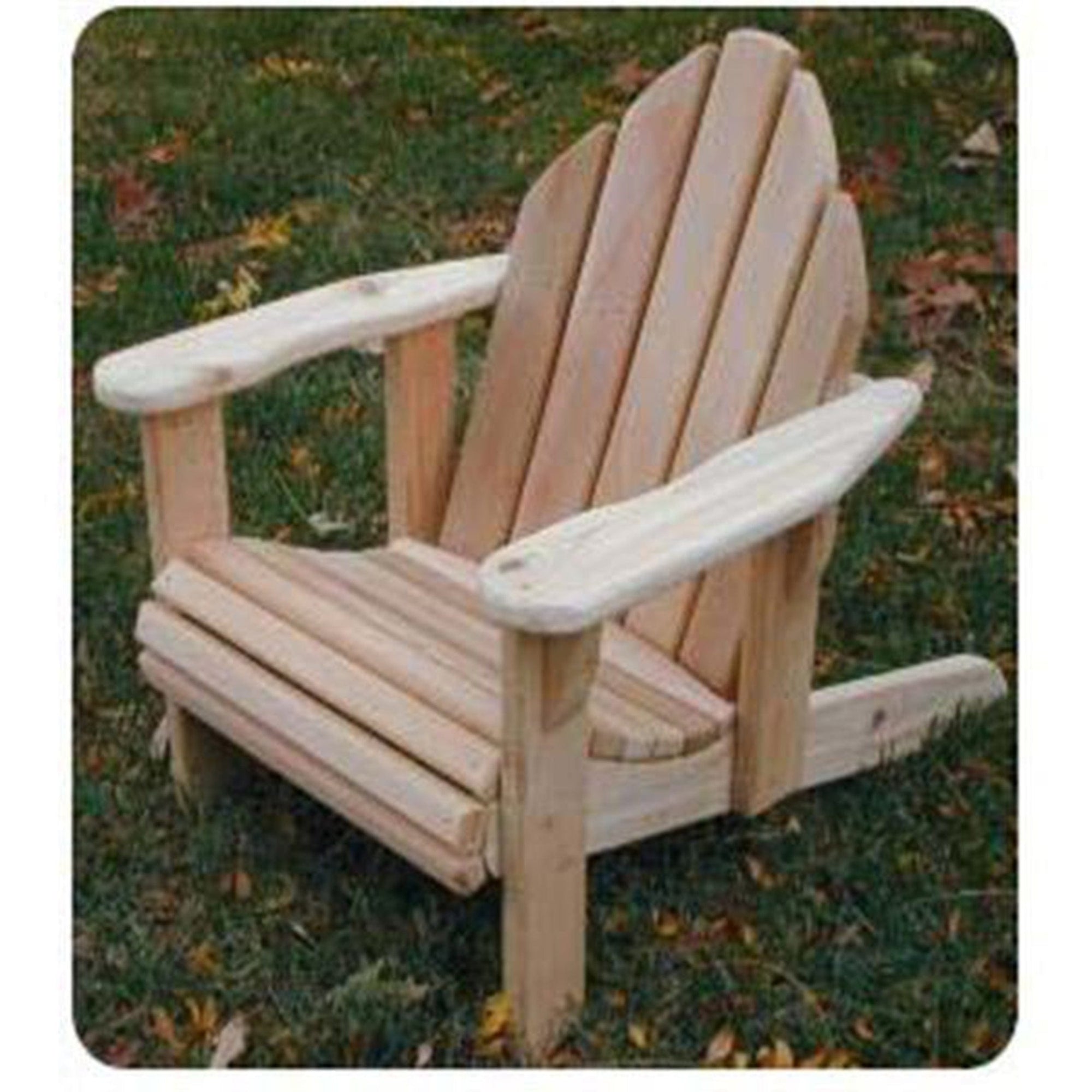 Woodworking Project Paper Plan to Build Child-Size Adirondack Chair alt 0