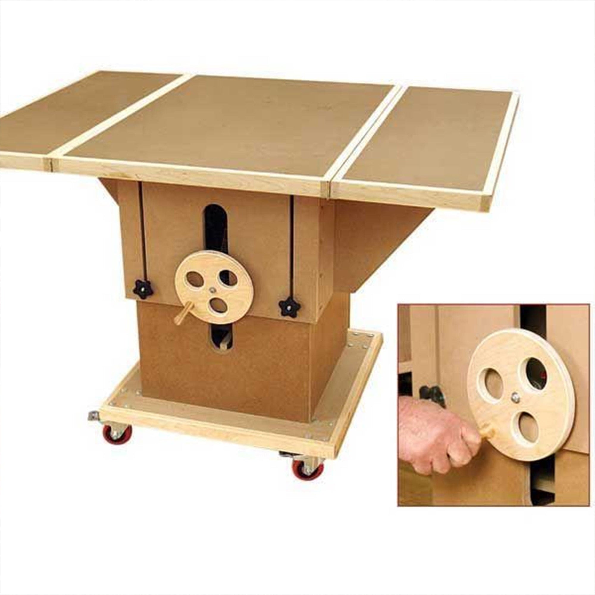 Woodworking Project Paper Plan to Build Adjustable 3-in-1 Assembly Table alt 0