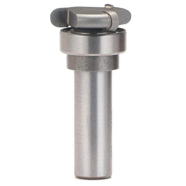 #3520 1/4" Stock Canoe Flute Router Bit With Bearing, 1/2" SH, 1-1/8" CD alt 0