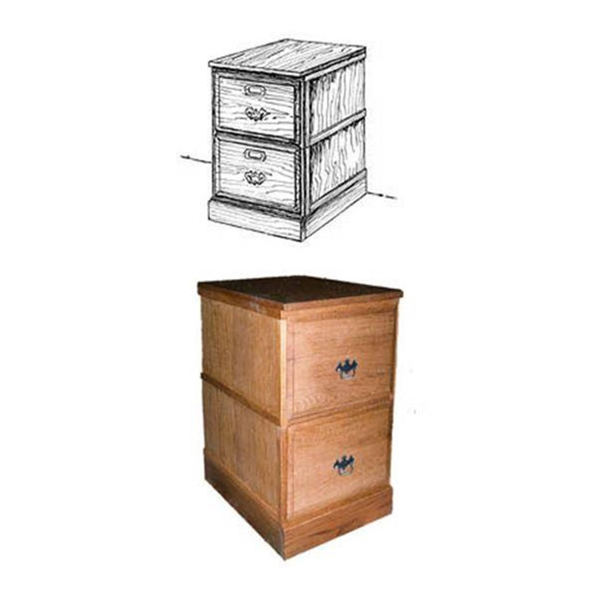 Woodworking Project Paper Plan to Build Stackable Filing Cabinet alt 0