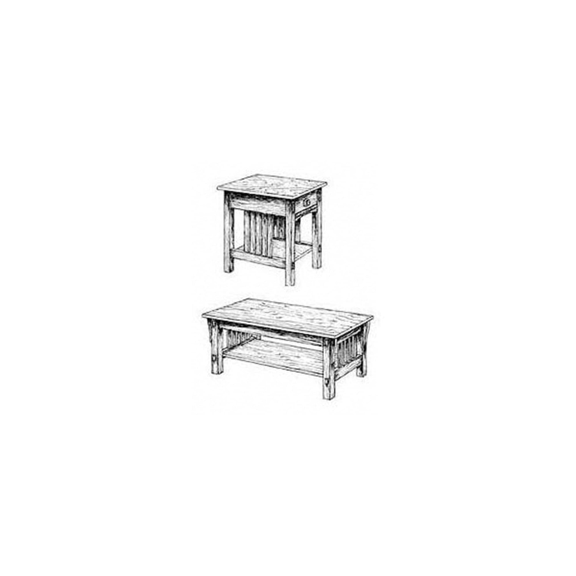 Mission Living Room Tables Woodworking Plan alt 0