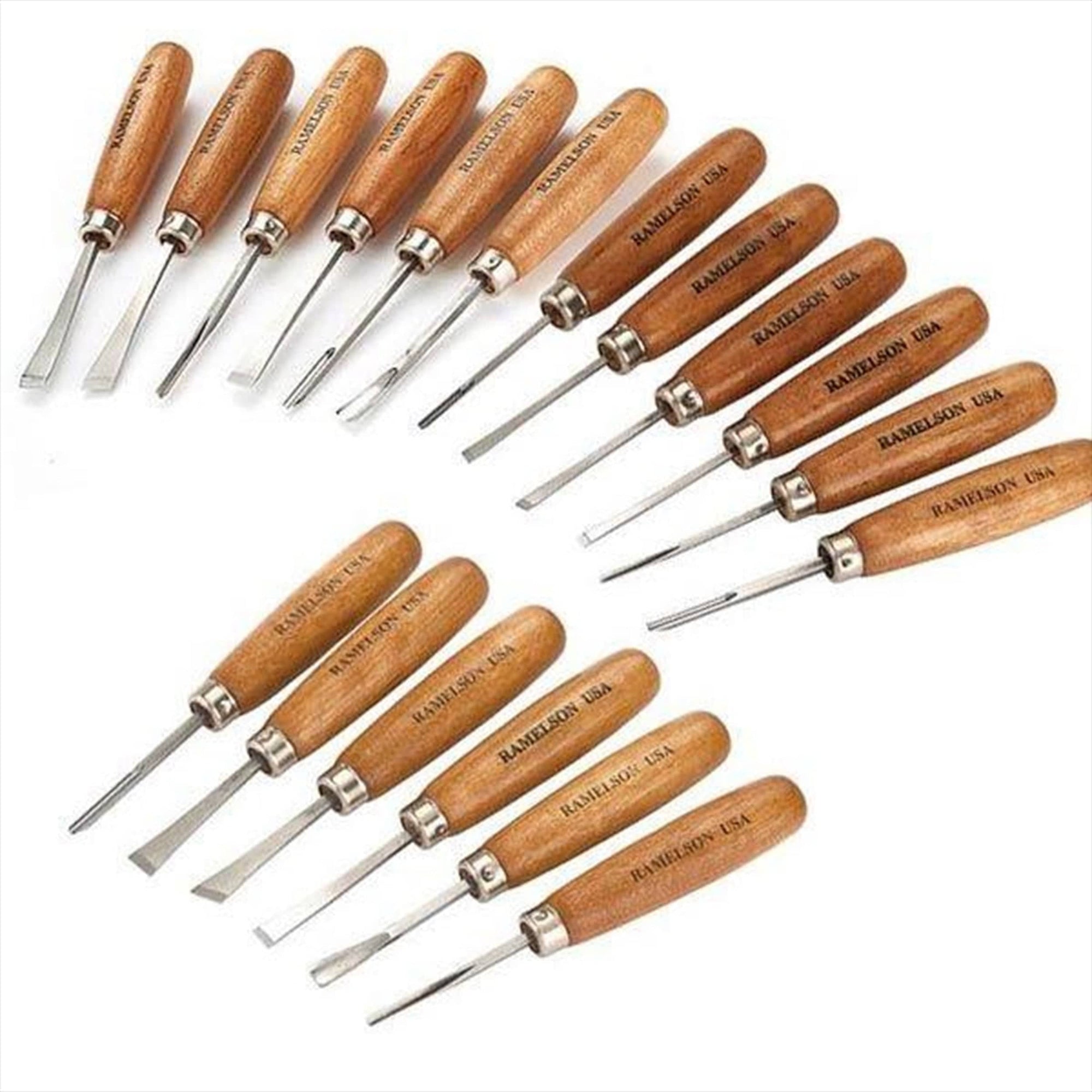 Beginner's Full Size Carving Tool Set - 18 Piece alt 0