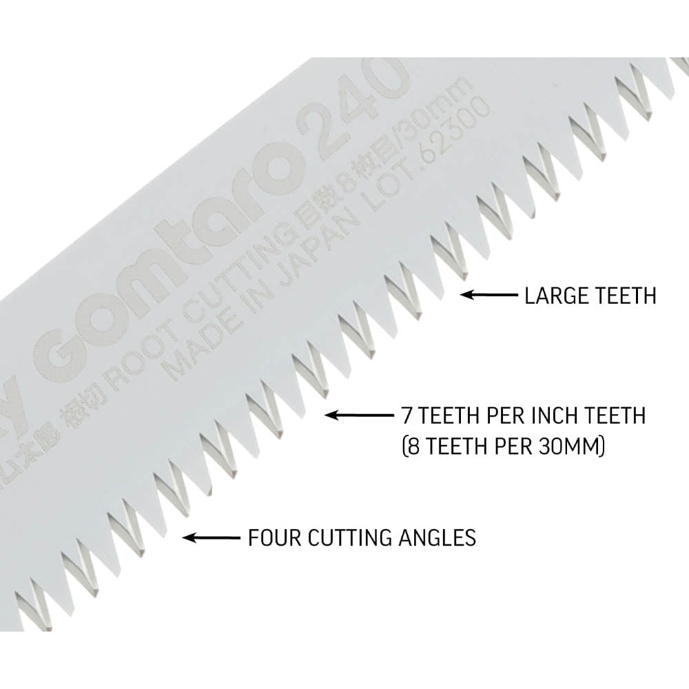 GOMTARO, 240mm Root Cutting Large Teeth Replacement Blade Only Model #154-24