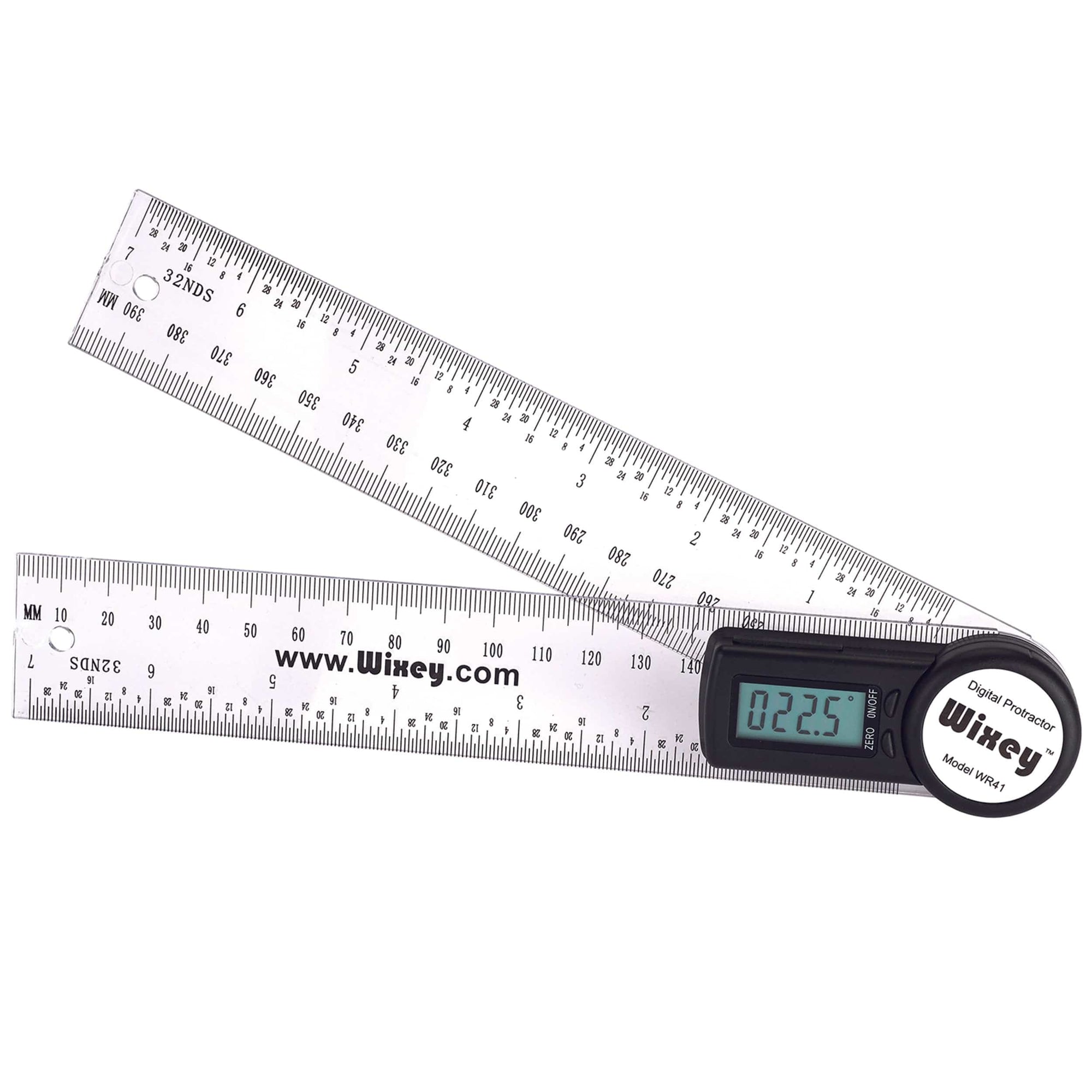 8" Digital Protractor and Rule alt 0