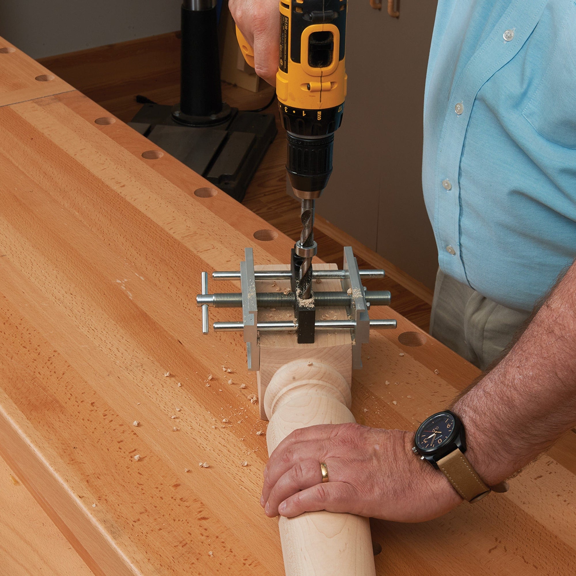 Wide Capacity Deluxe Doweling Jig alt 0