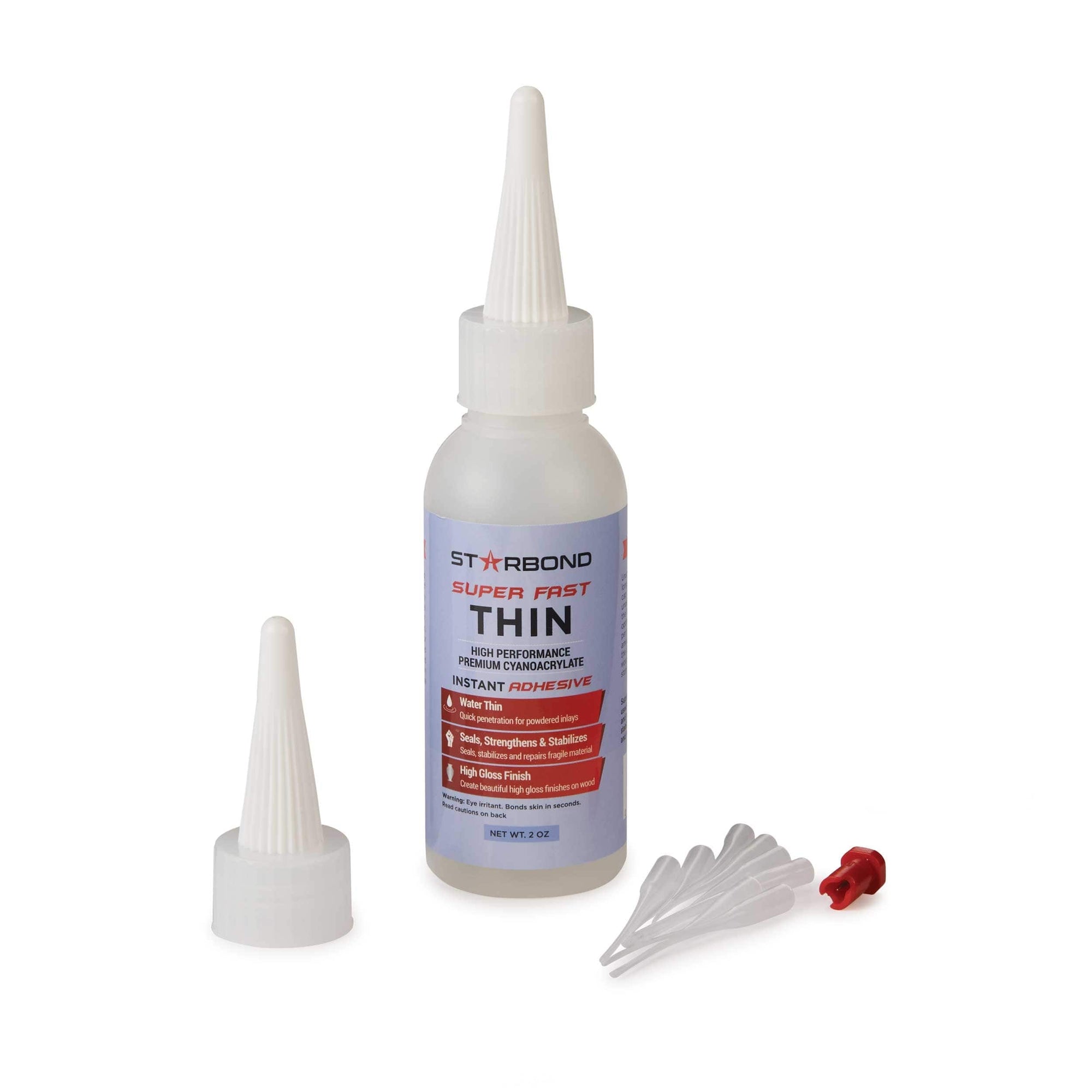 EM-02 Super Fast CA Glue - Thin - 2 oz alt 0