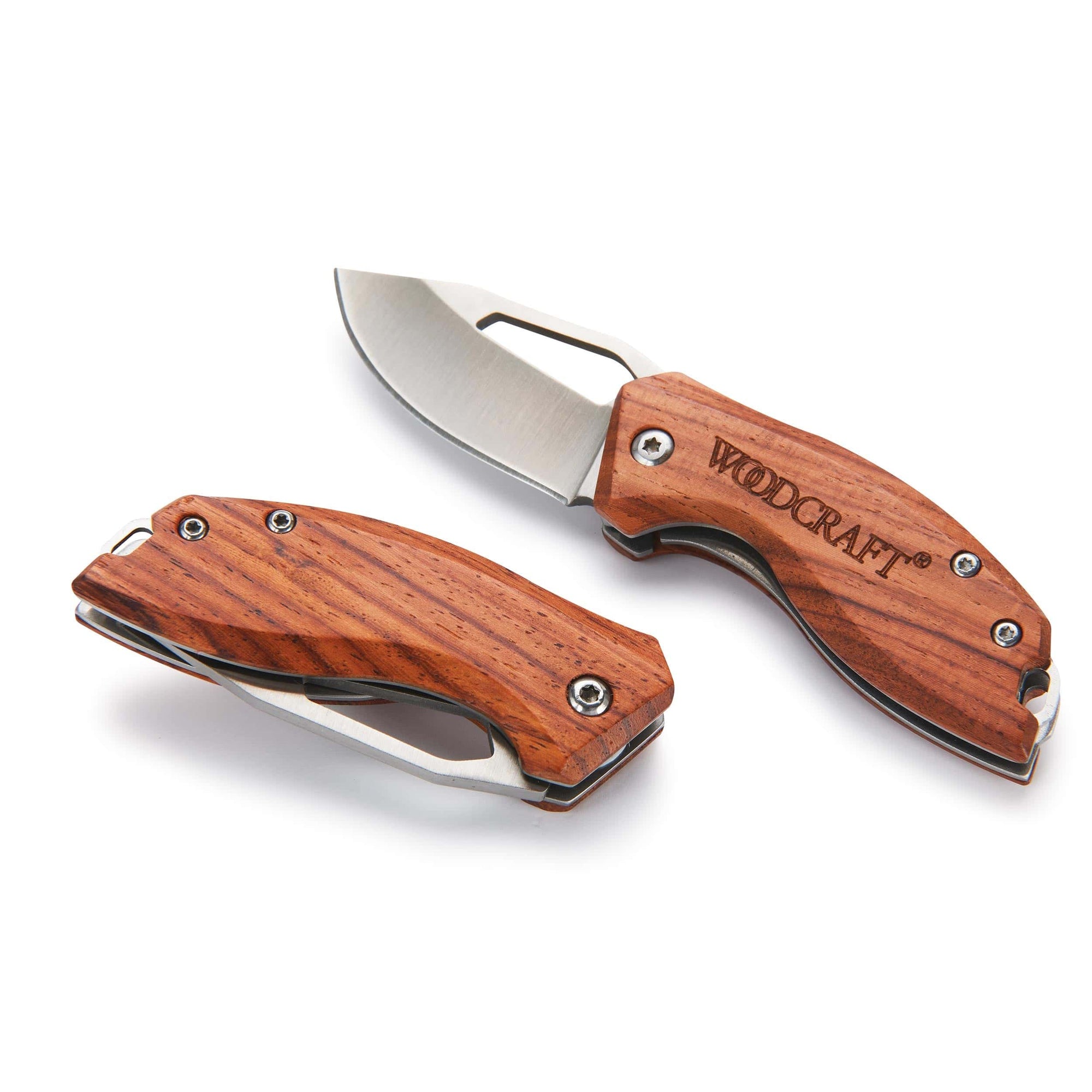 Liner Lock Pocketknife with Coralwood Handle - 5" alt 0