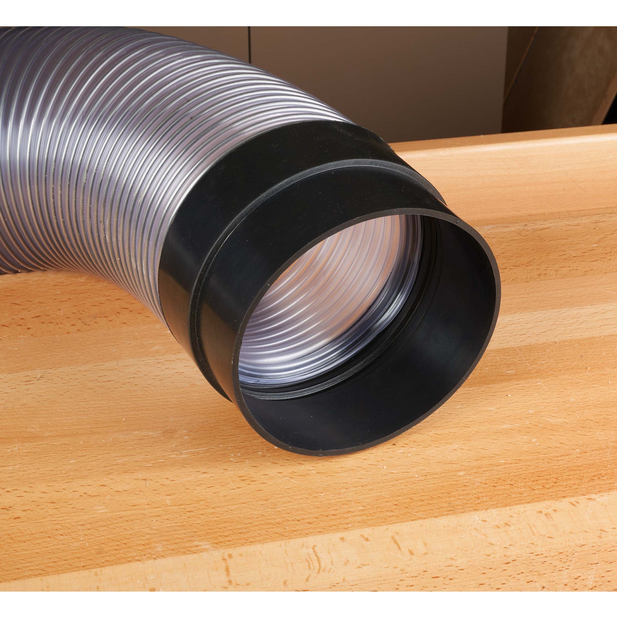 6" Flexible Hose End Cuff Fitting for Dust Collection System alt 0