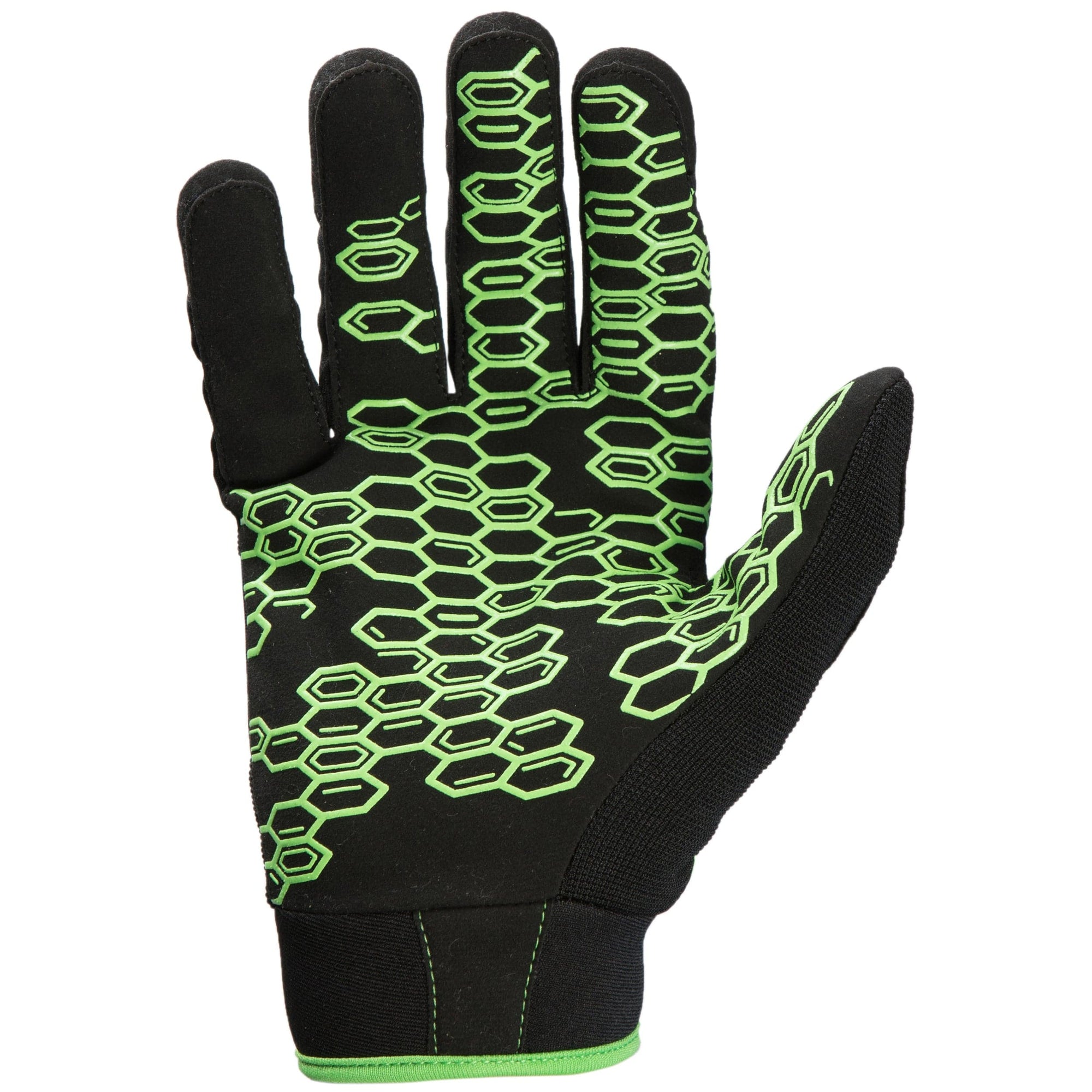 Grasper Gloves, Black/Green, Large alt 0