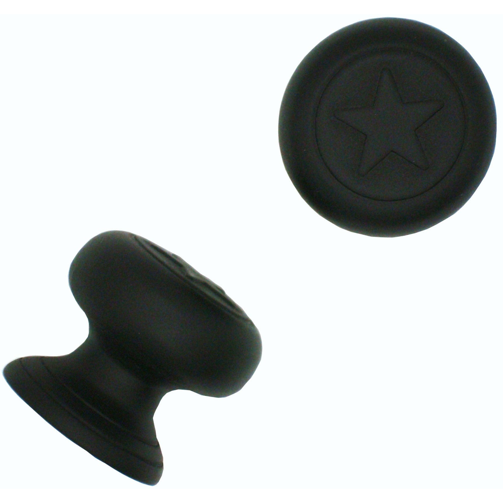 Raised Star Knob, Matte Black alt 0