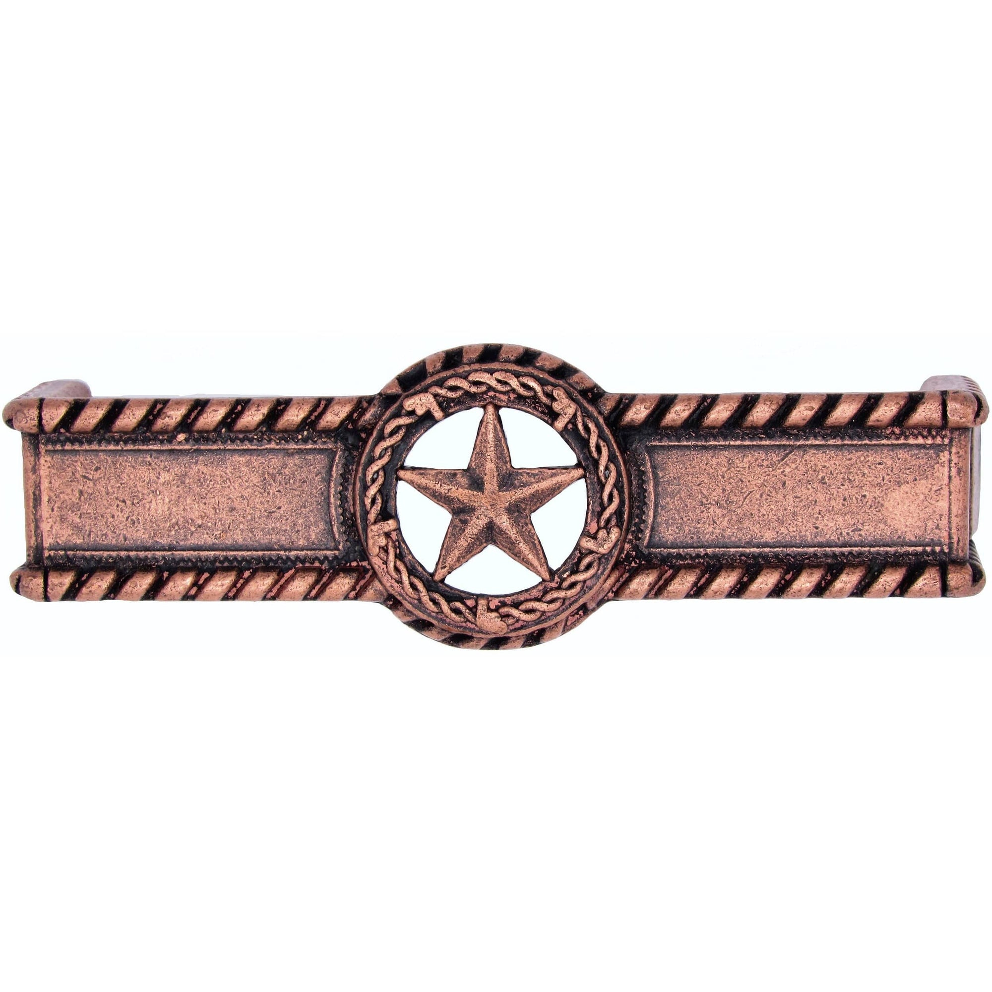 Star with Barbed Wire Pull, Copper Oxide alt 0