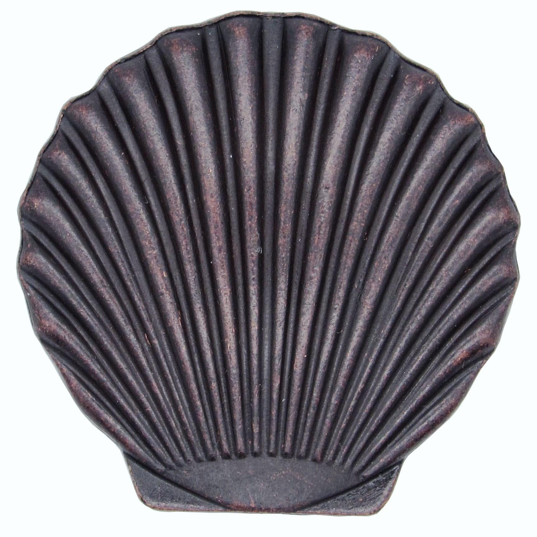 Scallop Seashell Knob, Oil Rubbed Bronze alt 0