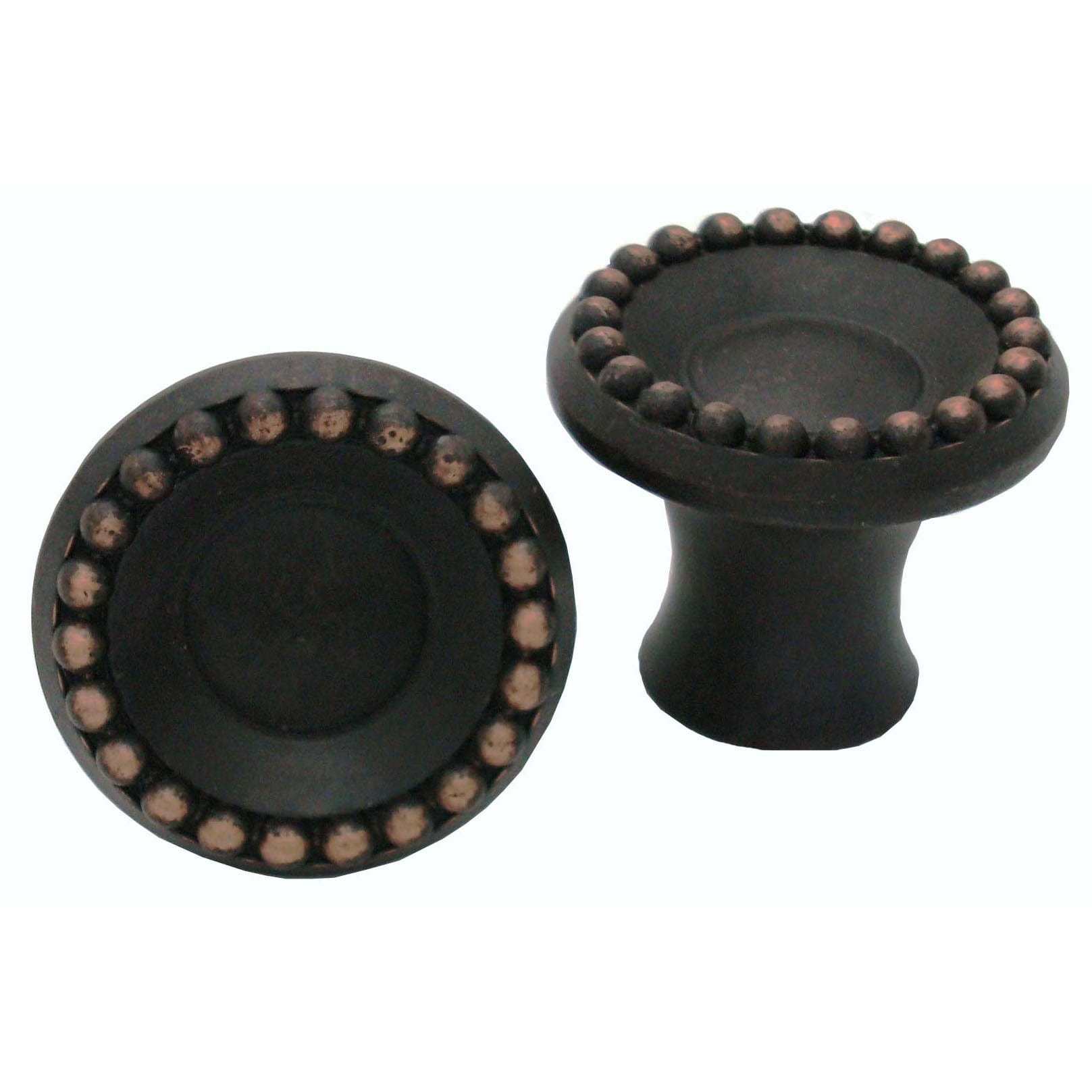 Beaded Elegance Knob, Rust Copper alt 0
