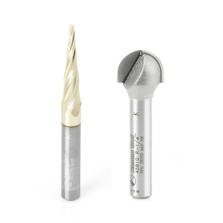 2-piece Carving Bit Set (Iconic) by Amana Tool alt 0