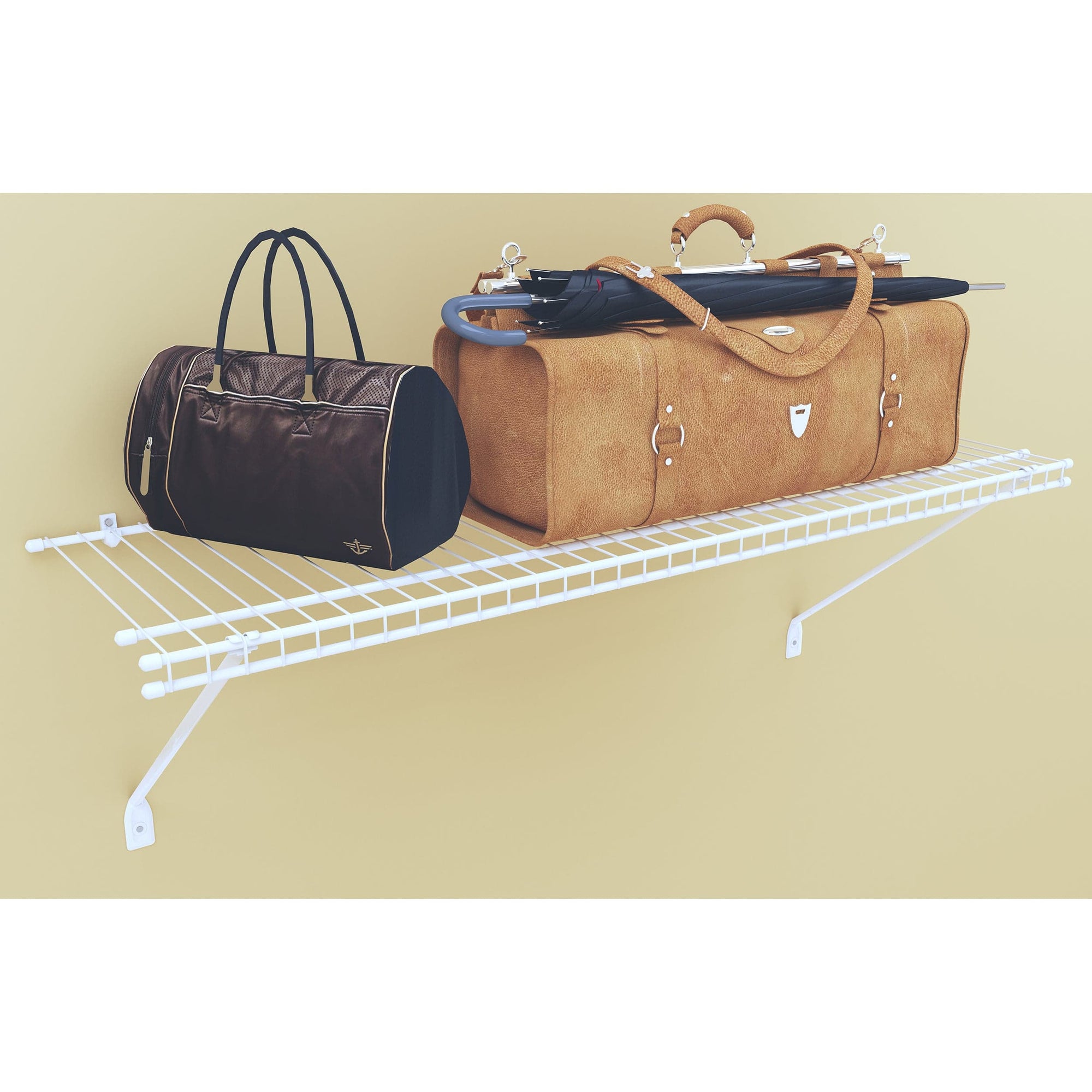 Wire Shelf Kit 36" W x 12" D, White alt 0