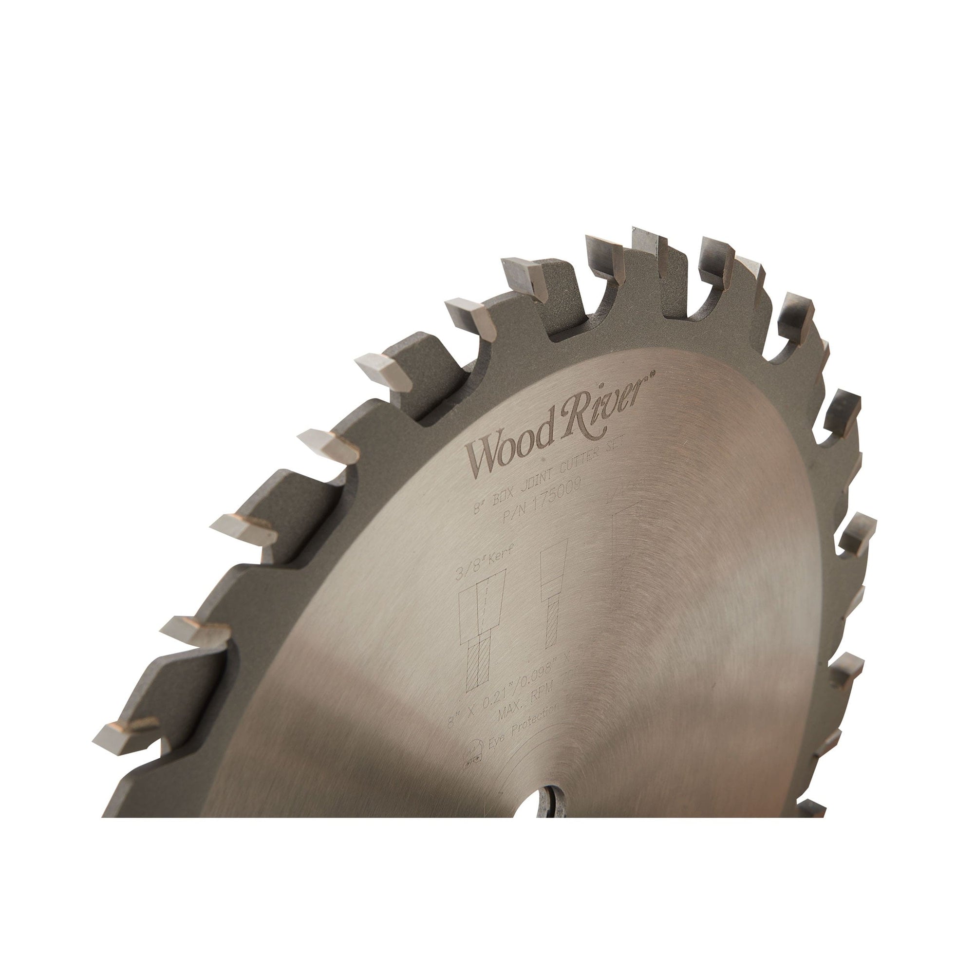 Box Joint Blade Set - 8" x 5/8" Bore x 20T - FTG alt 0