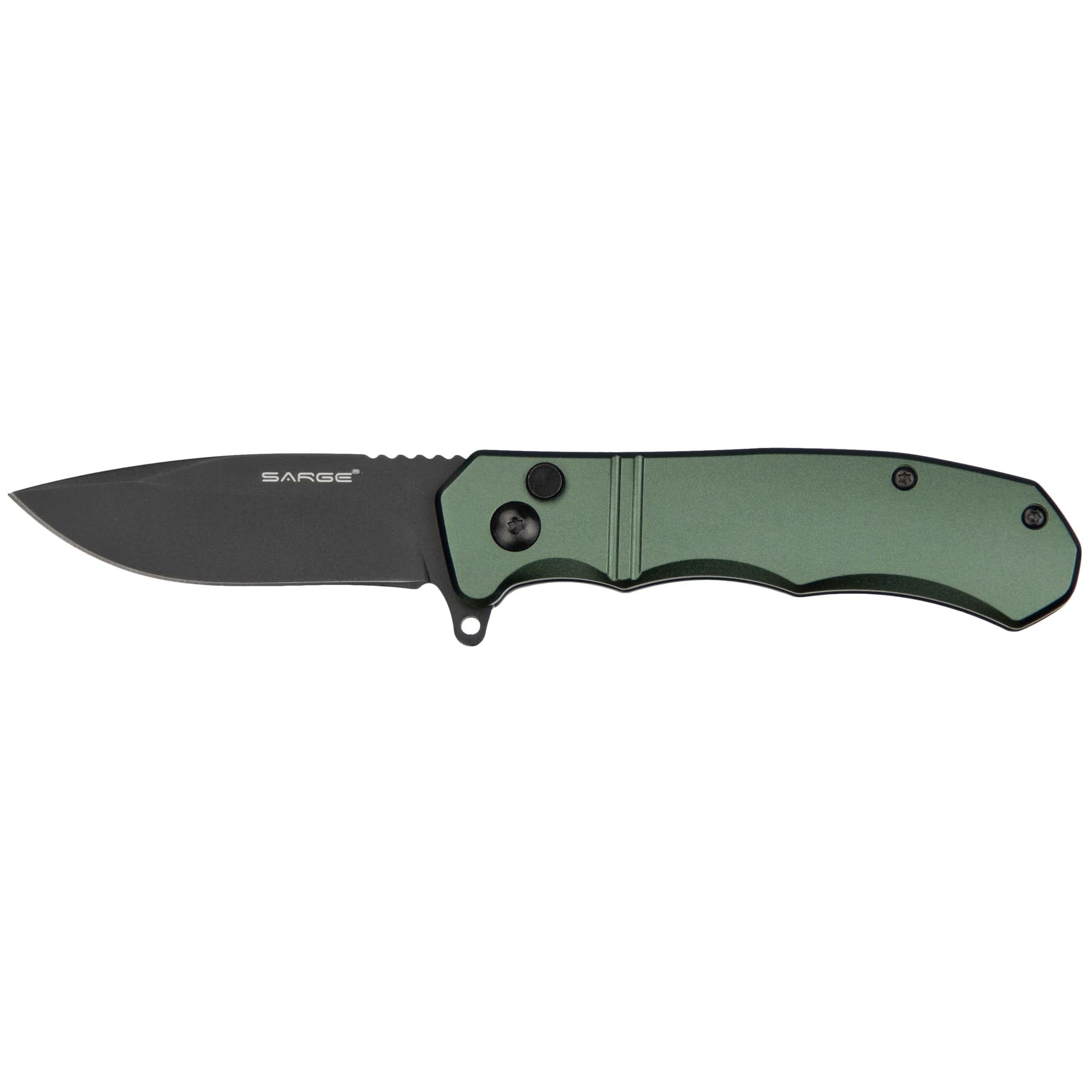 Command - Army Green Turbo Lock Folder Knife, Stainless Steel 3" Blade alt 0