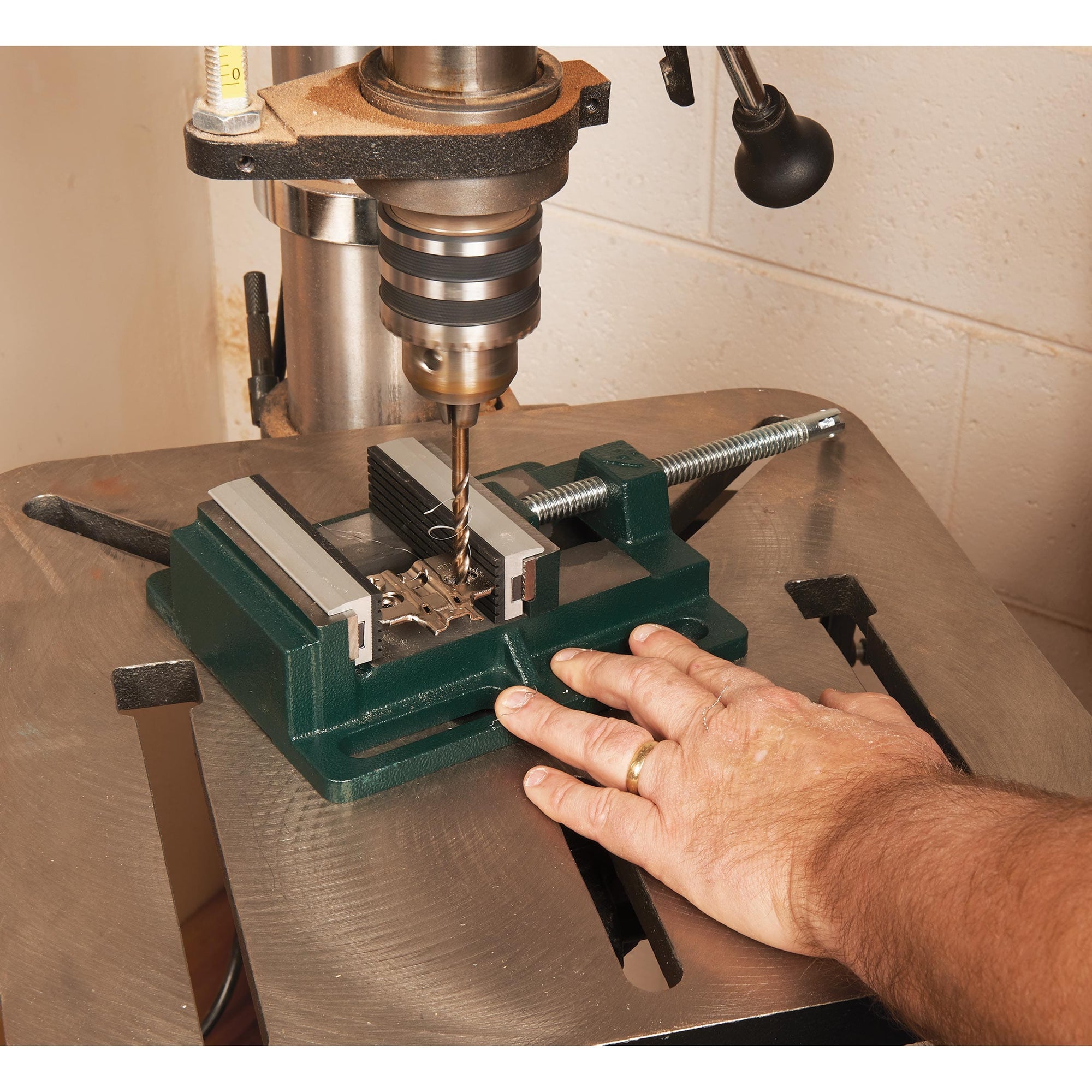 4" Aluminum Vise Jaws With Rubber Face - Pair alt 0