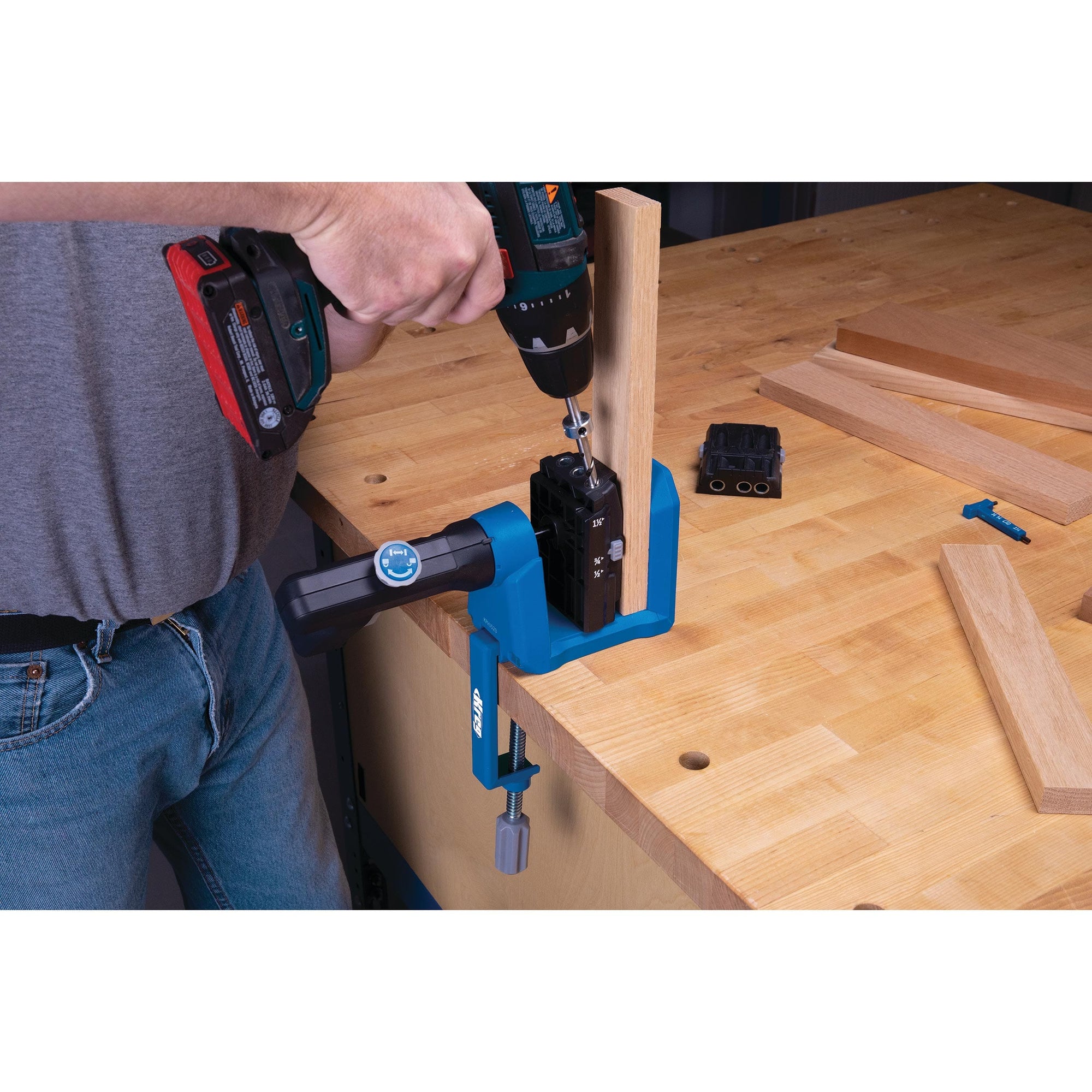 Micro-Pocket Drill Guide Kit For 500-Series Pocket-Hole Jig alt 0