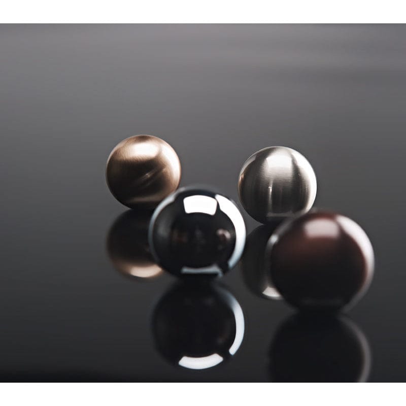 Traditional Knob, 1-9/16" D, Matte Black alt 0