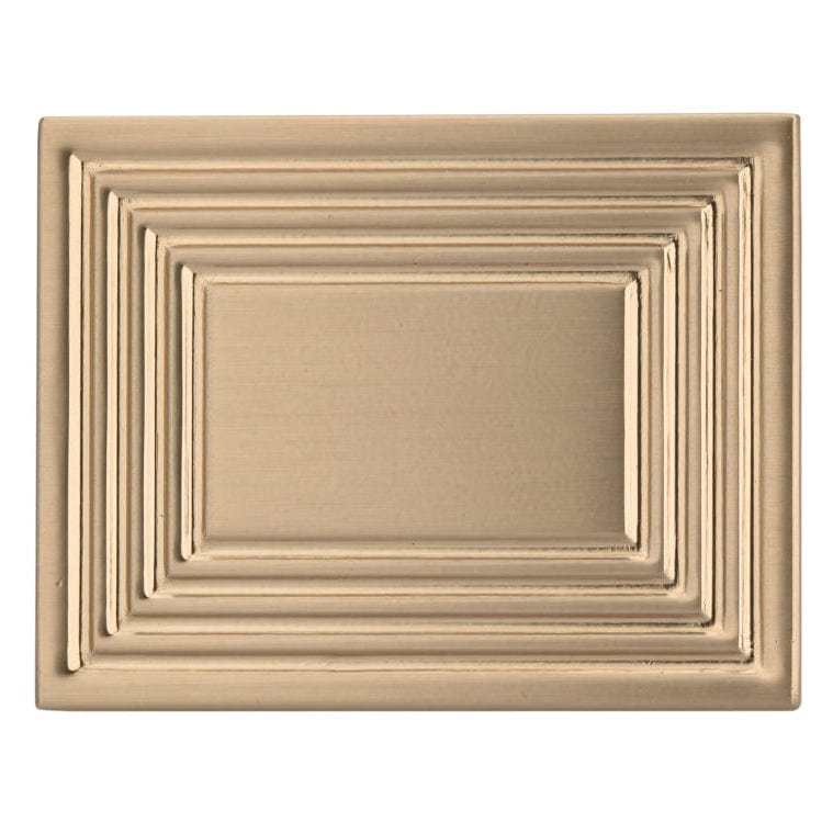 Transitional Knob, 1-25/32" x 1-3/8", Champagne Bronze alt 0