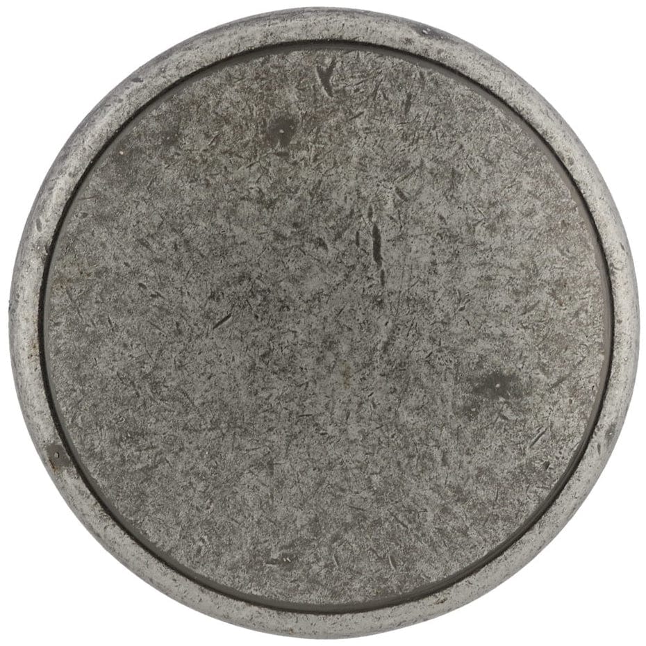 Traditional Knob, 1-3/4" D, Pewter alt 0
