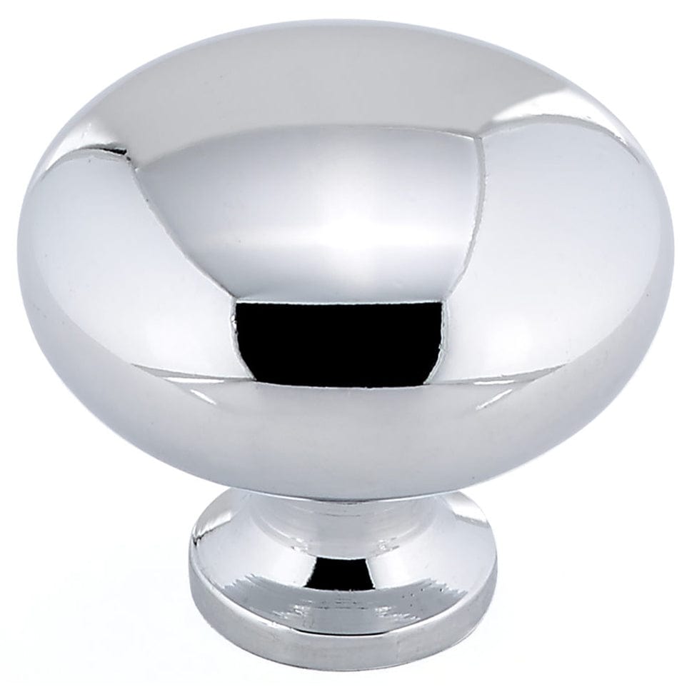 Contemporary Knob, 1-1/4" D, Chrome alt 0