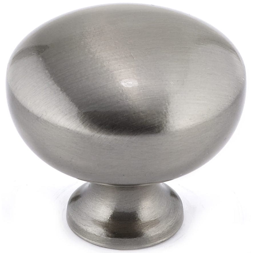 Traditional Knob, 1-1/4" D, Brushed Nickel alt 0