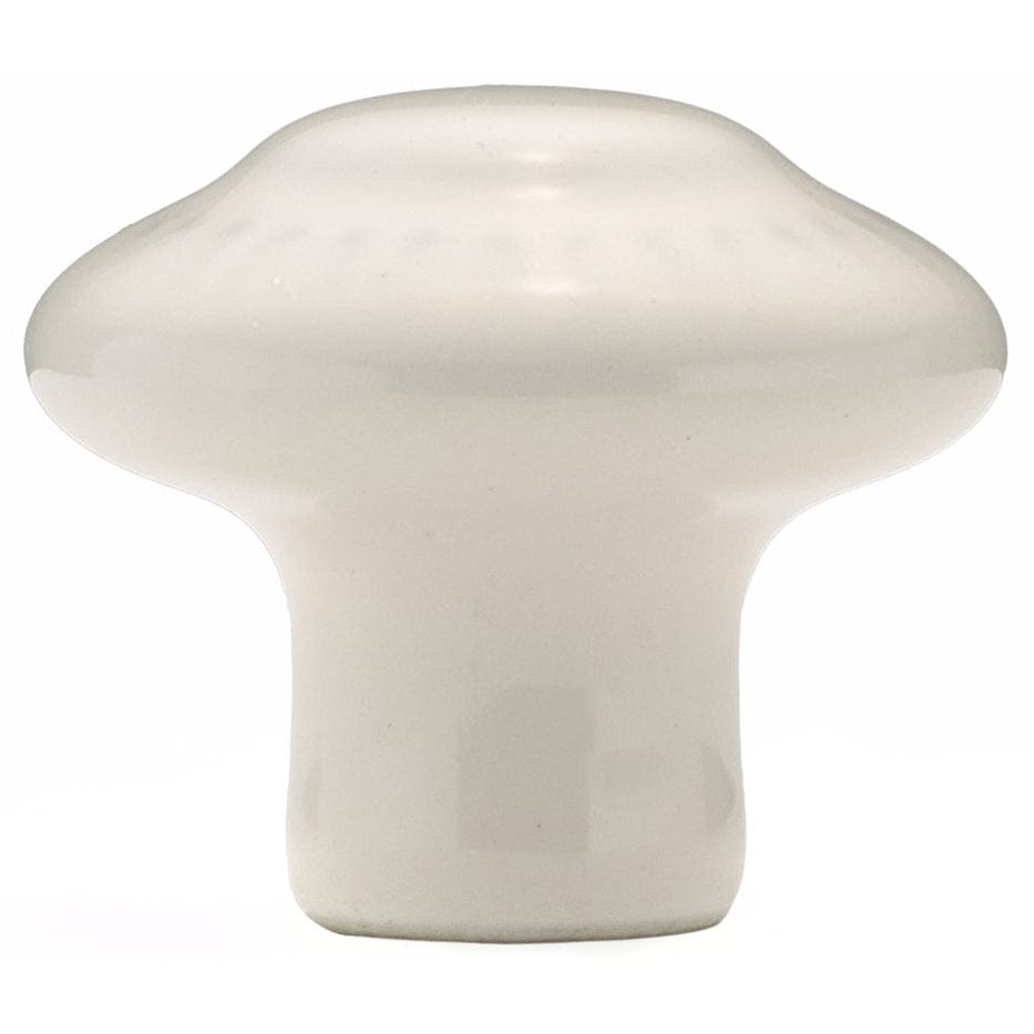Traditional Knob, 1-3/8" D, White alt 0