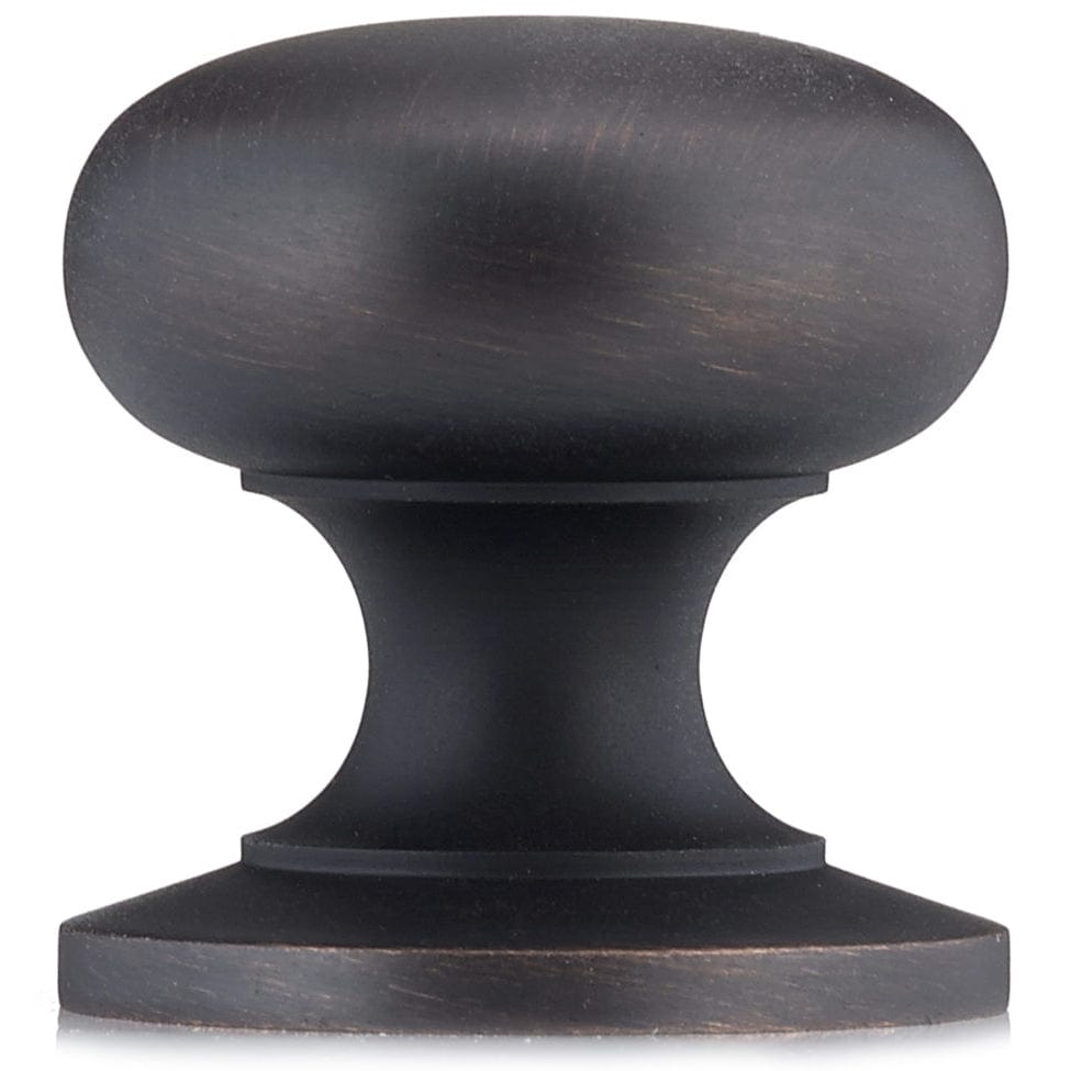 Traditional Knob, 1-1/4" D, Brushed Oil-Rubbed Bronze alt 0