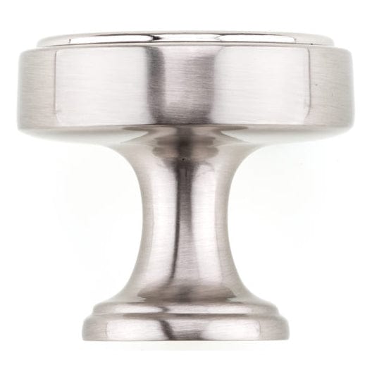 Transitional Knob, 1-9/16" D, Brushed Nickel alt 0