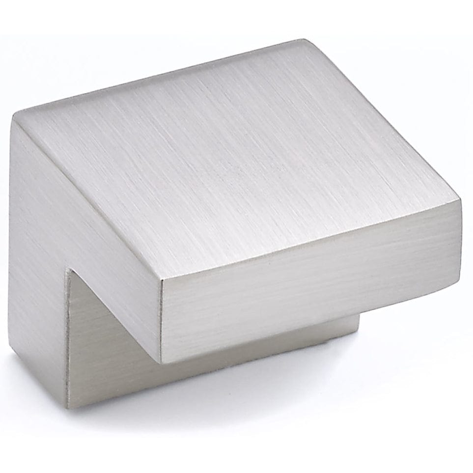 Contemporary Knob, 31/32" x 31/32", Brushed Nickel alt 0