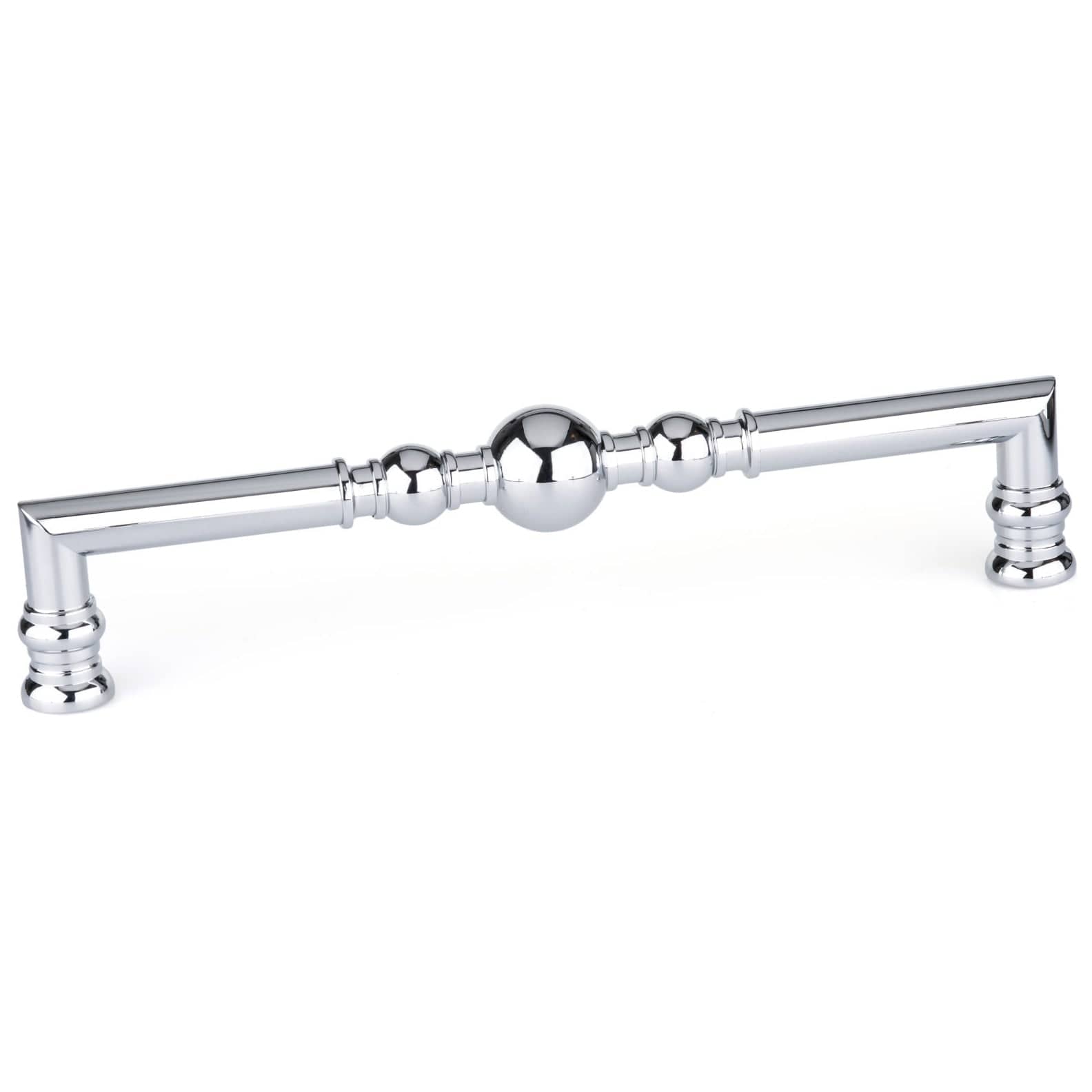 Traditional Pull, 12-5/8" Center-to-Center, Chrome alt 0