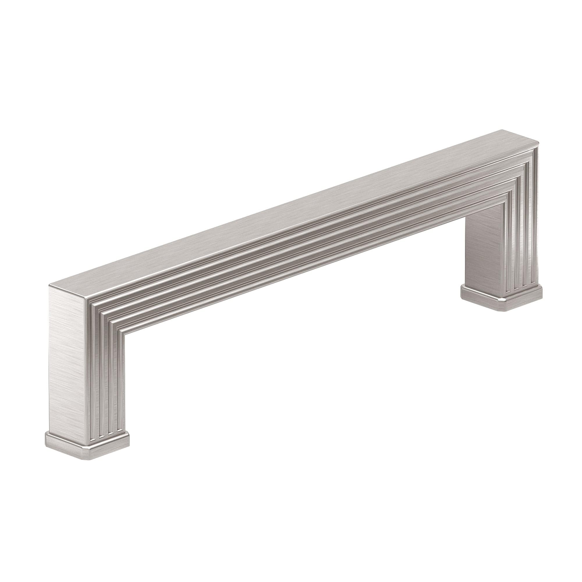 Transitional Pull, 5-1/16" Center-to-Center, Brushed Nickel alt 0