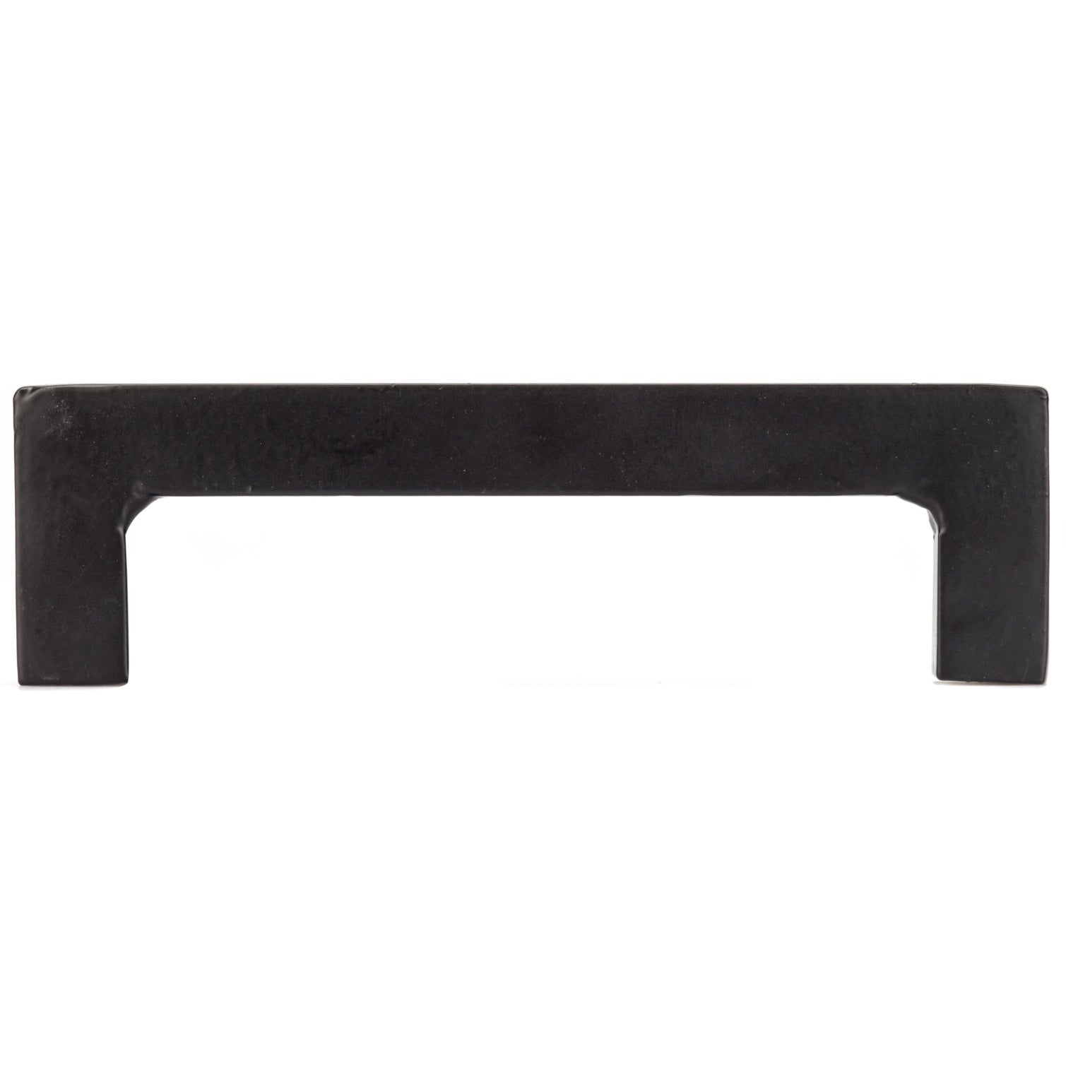 Traditional Barn Door Pull, 5-1/16" Center-to-Center, Matte Black alt 0