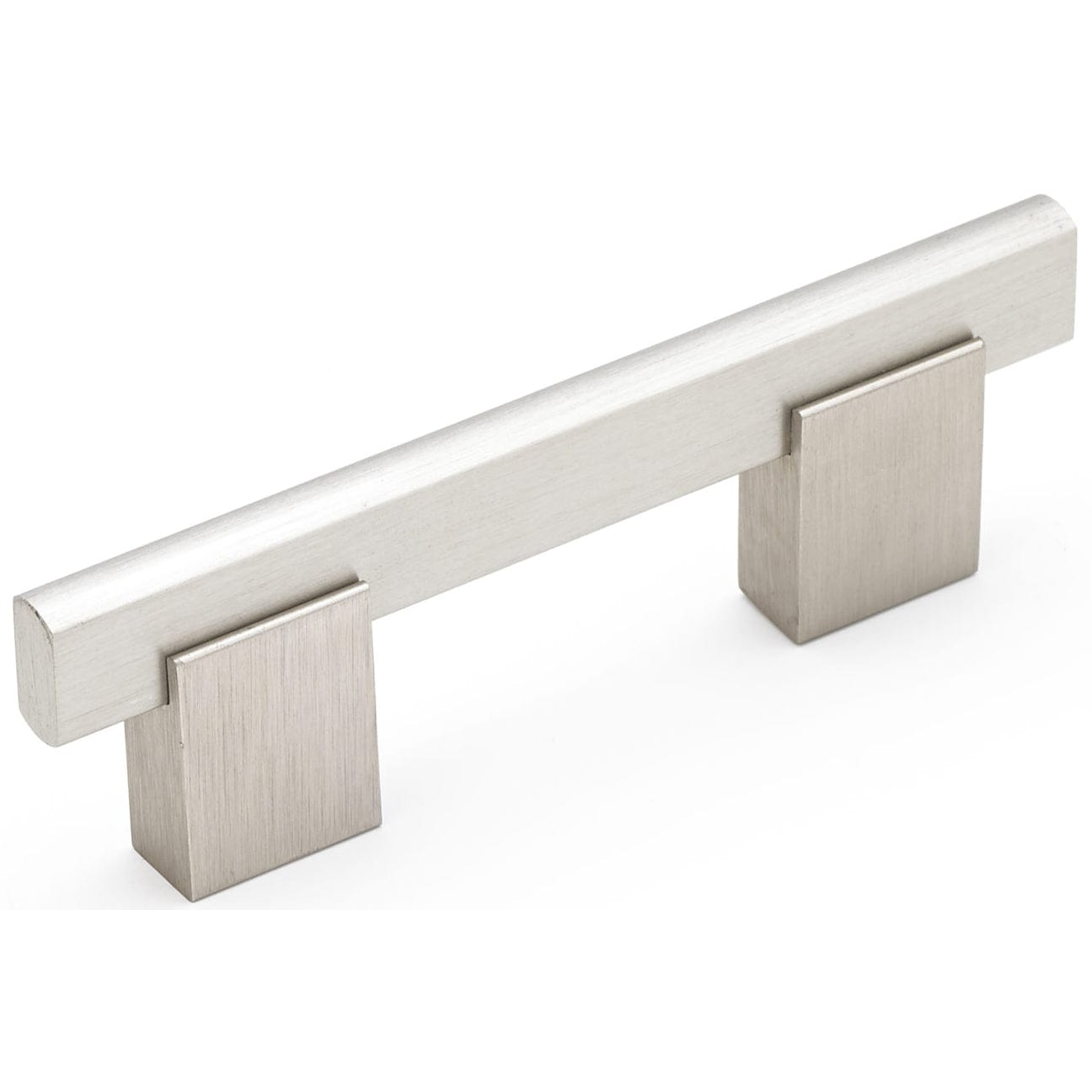 Contemporary Pull, 3" Center-to-Center, Brushed Nickel alt 0
