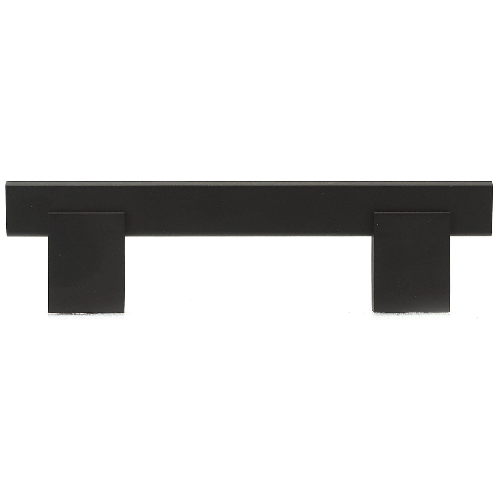 Contemporary Pull, 3-3/4" Center-to-Center, Matte Black alt 0