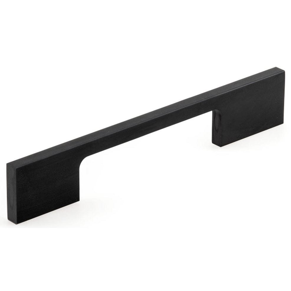 Contemporary Pull, 3-3/4" Center-to-Center, Matte Black alt 0