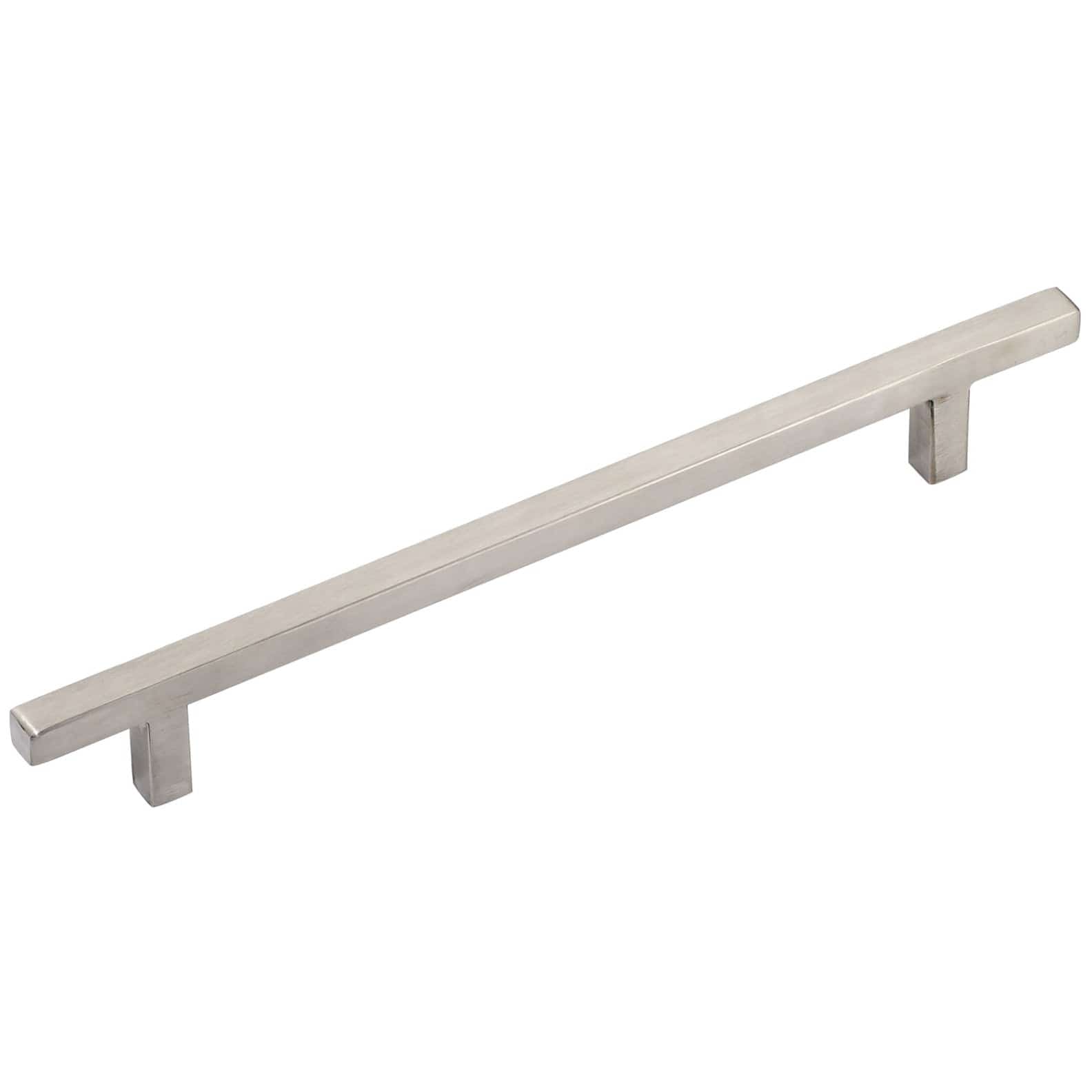 Contemporary Pull, 7-9/16" Center-to-Center, Stainless Steel alt 0