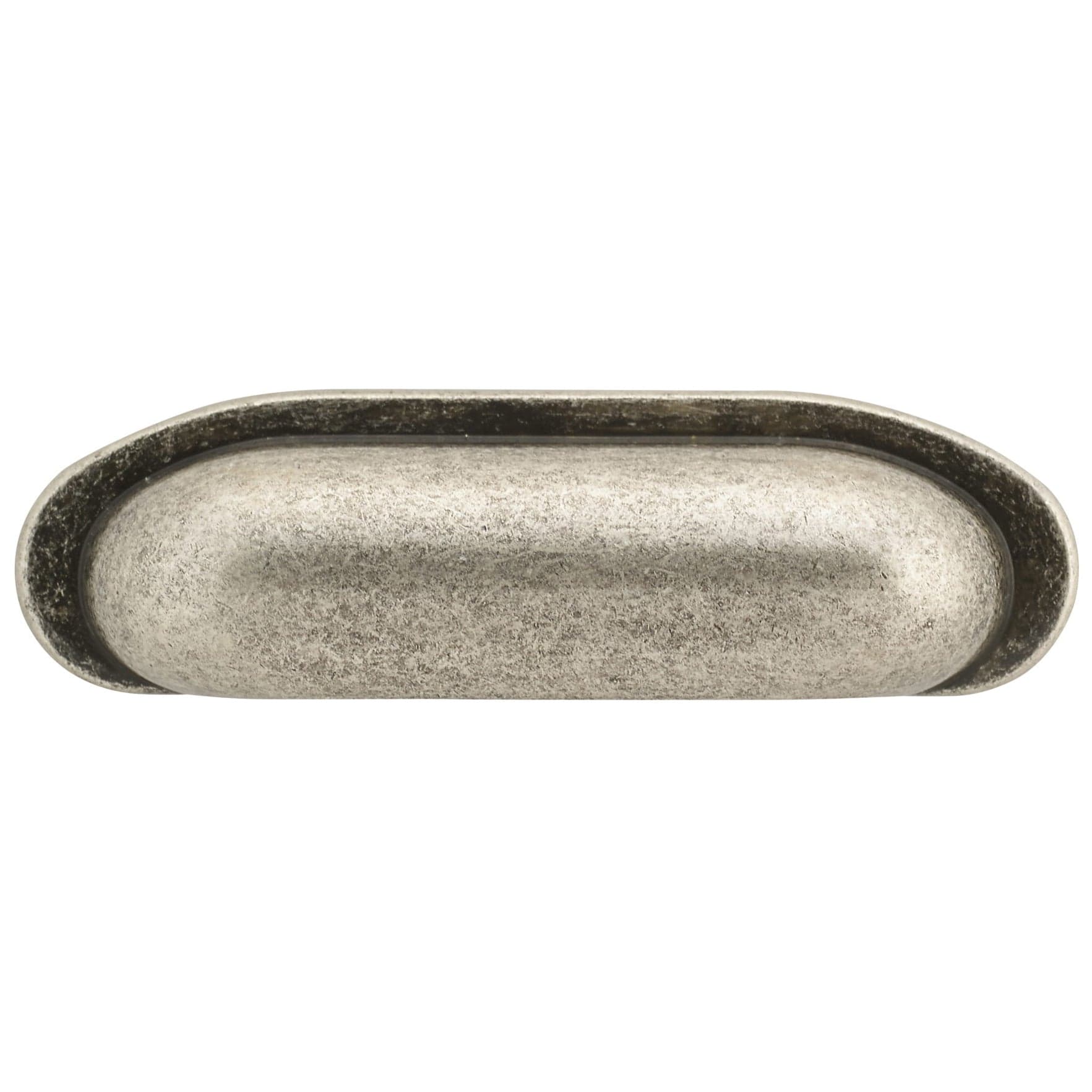 Traditional Cup Pull, 2-1/2" Center-to-Center, Old Silver alt 0