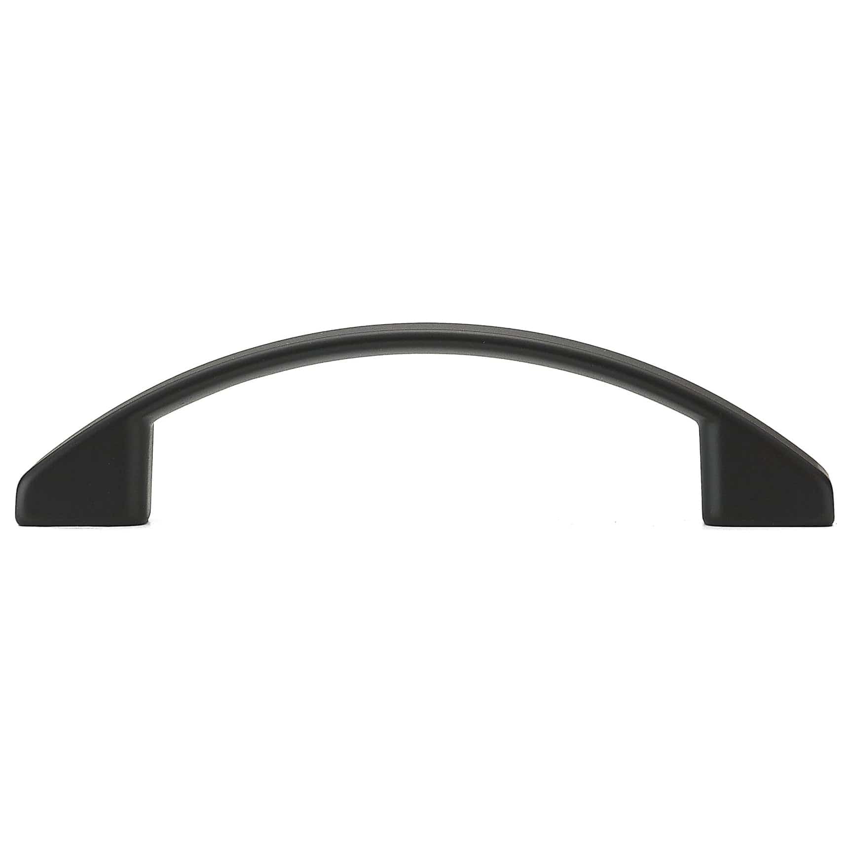 Contemporary Pull, 3-3/4" Center-to-Center, Matte Black alt 0