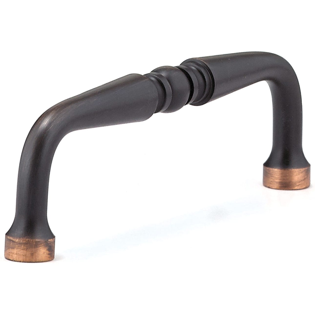 Traditional Pull, 3-1/2" Center-to-Center, Brushed Oil-Rubbed Bronze alt 0