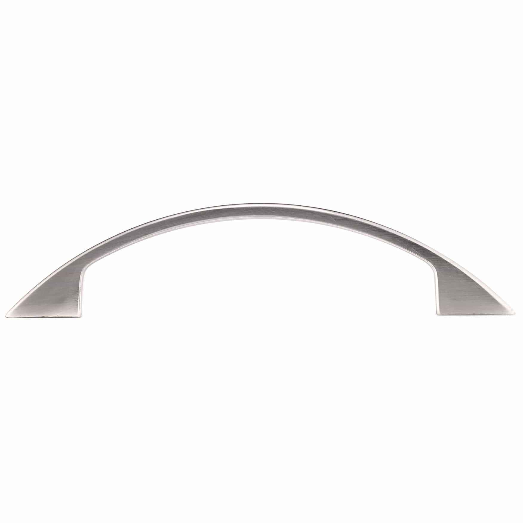 Contemporary Pull, 3-3/4" Center-to-Center, Brushed Nickel alt 0