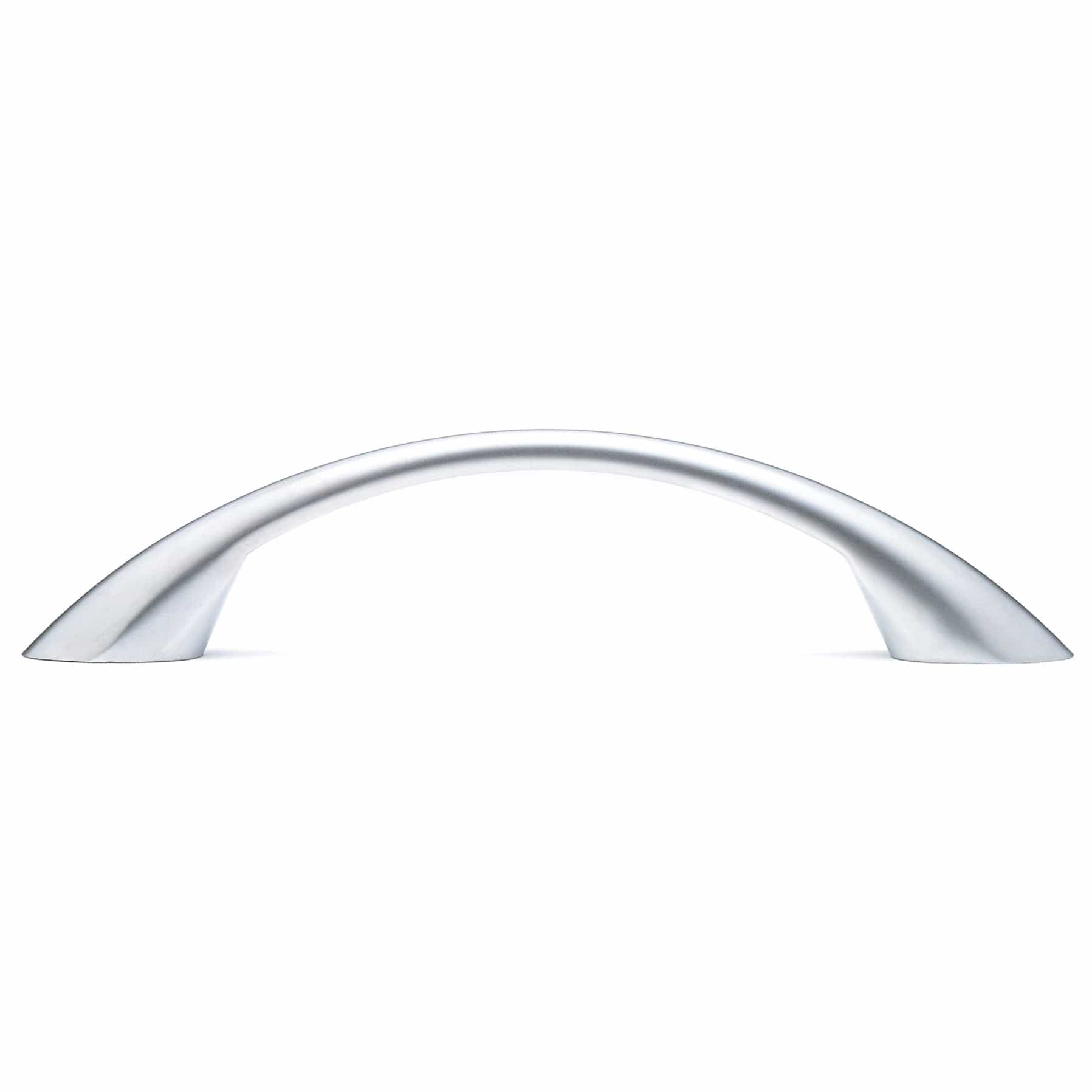Contemporary Pull, 3-3/4" Center-to-Center, Matte Chrome alt 0