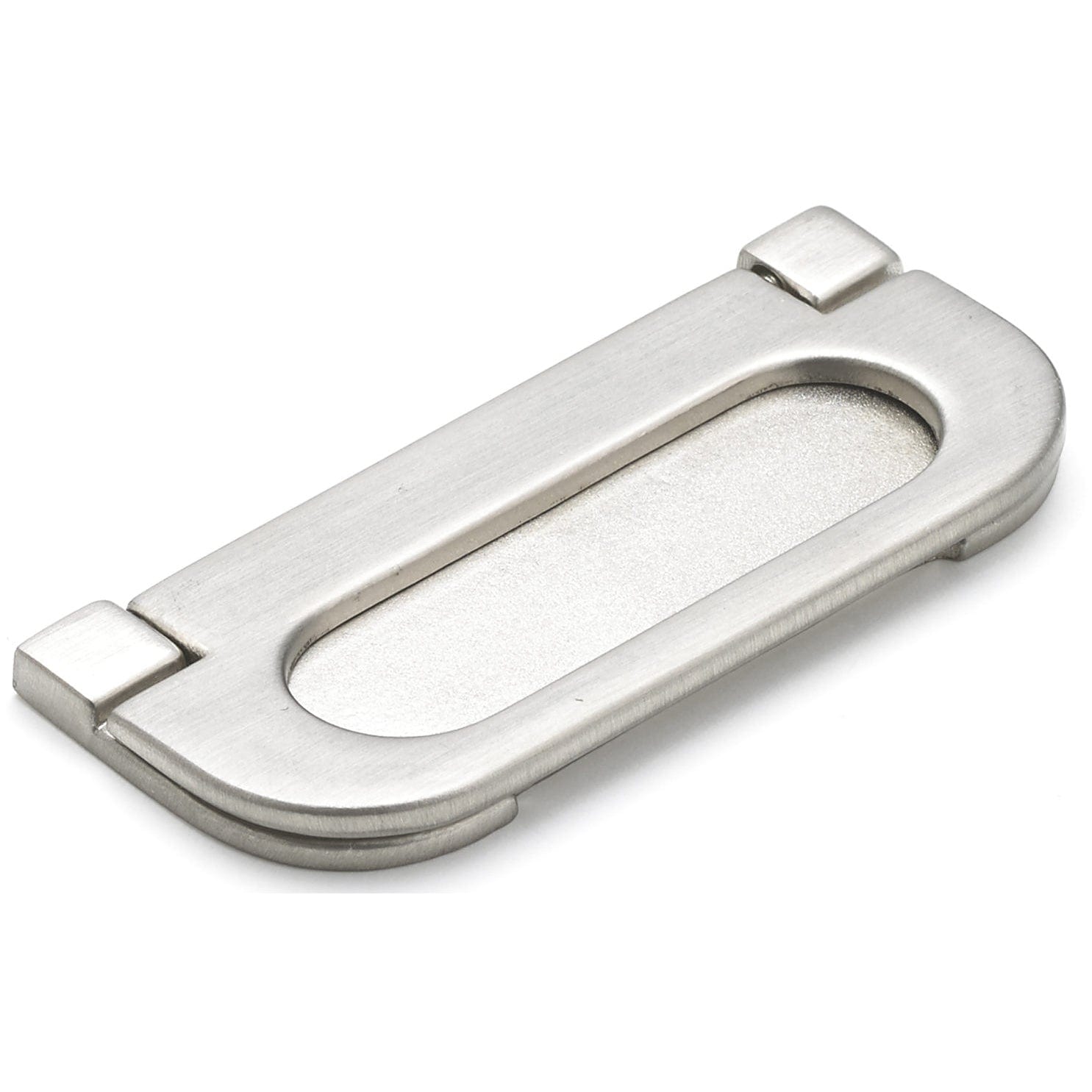 Contemporary Recessed Pull, 2-3/4" Center-to-Center, Brushed Nickel alt 0
