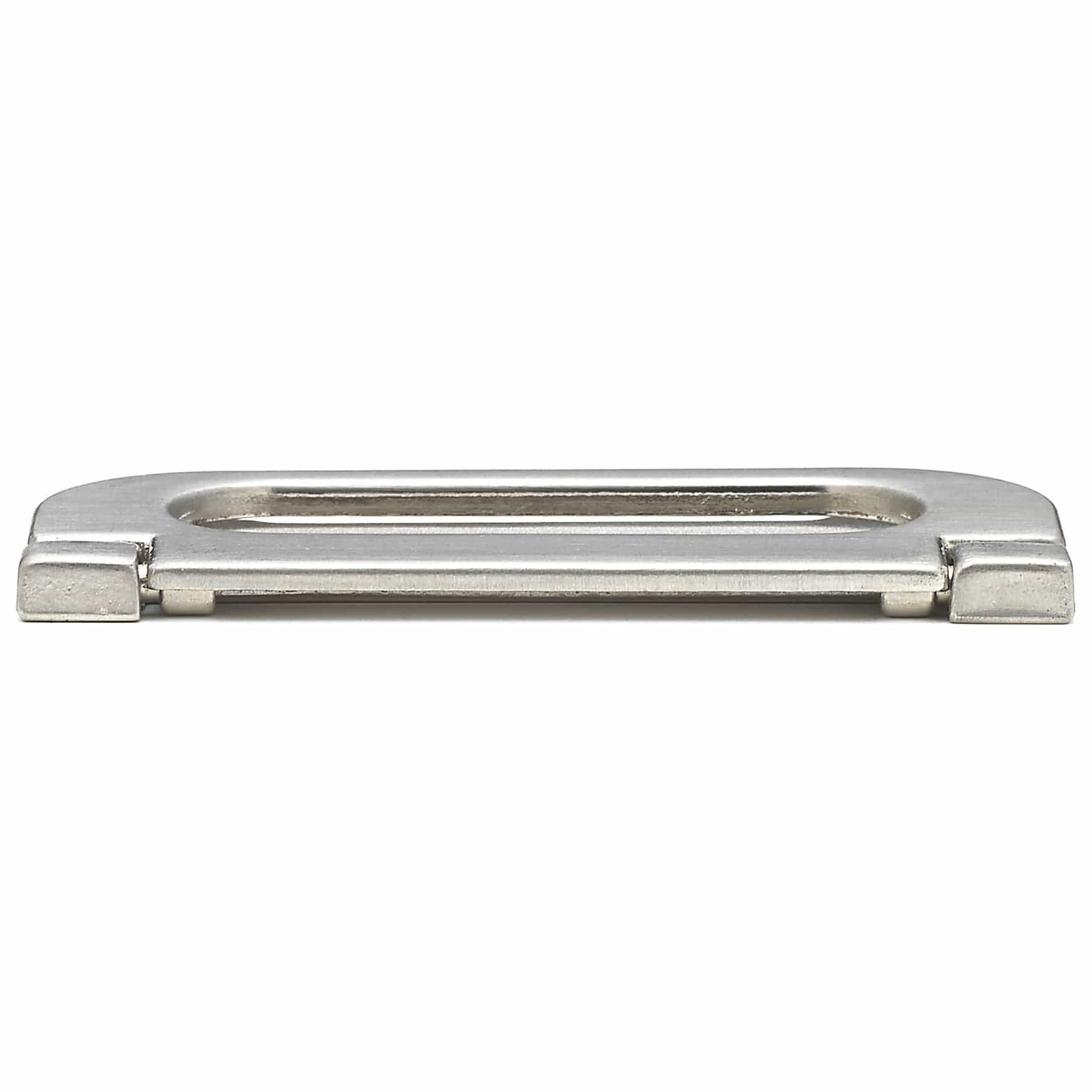 Contemporary Recessed Pull, 2-3/4" Center-to-Center, Brushed Nickel alt 0