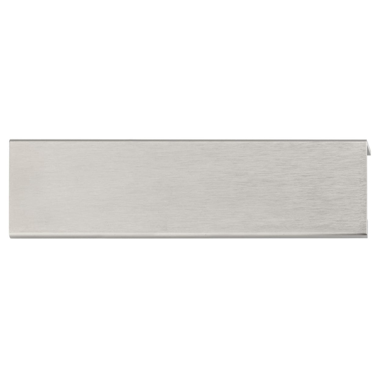 Contemporary Edge Pull, 5-1/16" Center-to-Center, Stainless Steel alt 0